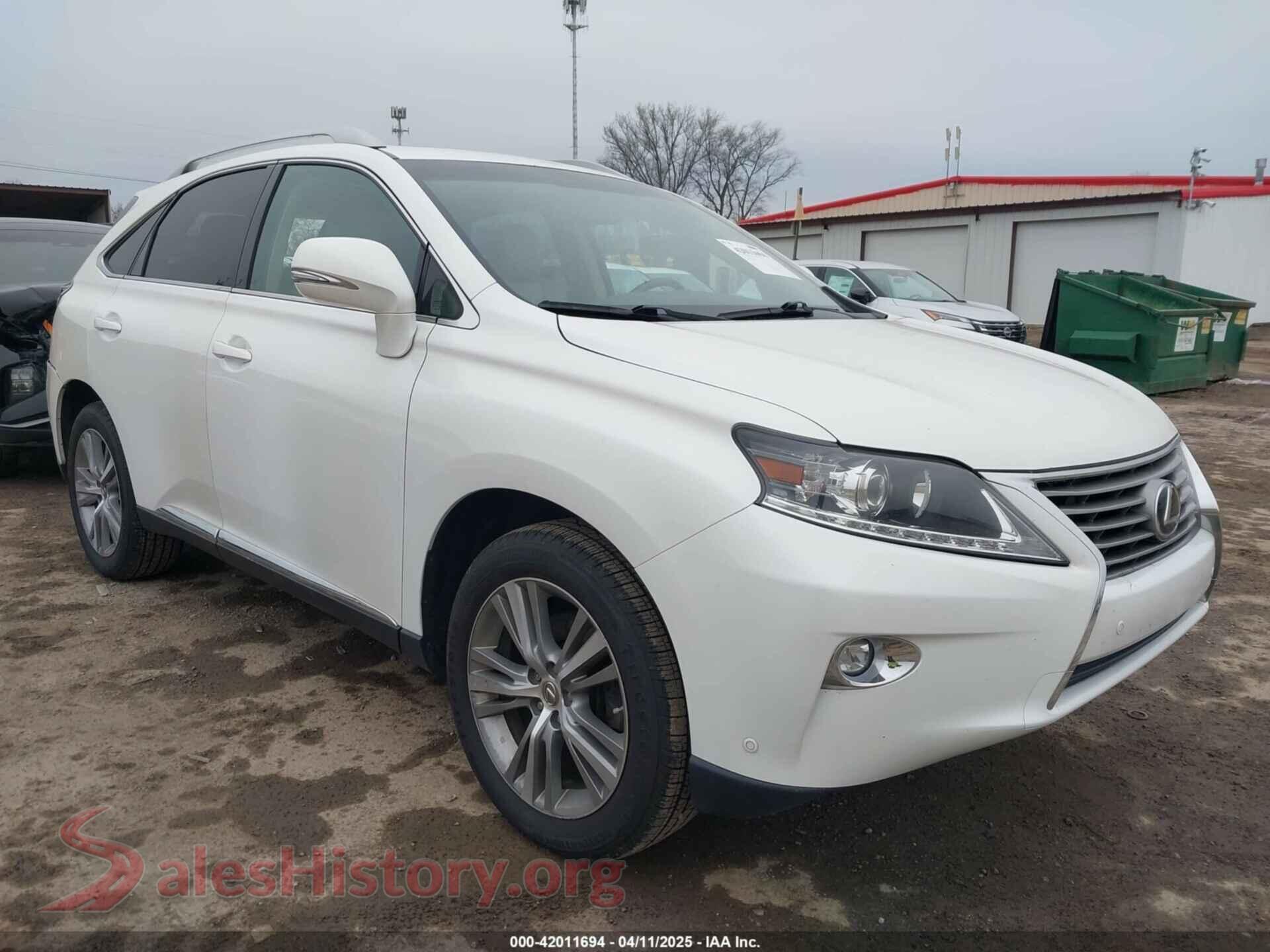 2015 LEXUS RX 350 — VIN 2T2BK1BA2FC263969