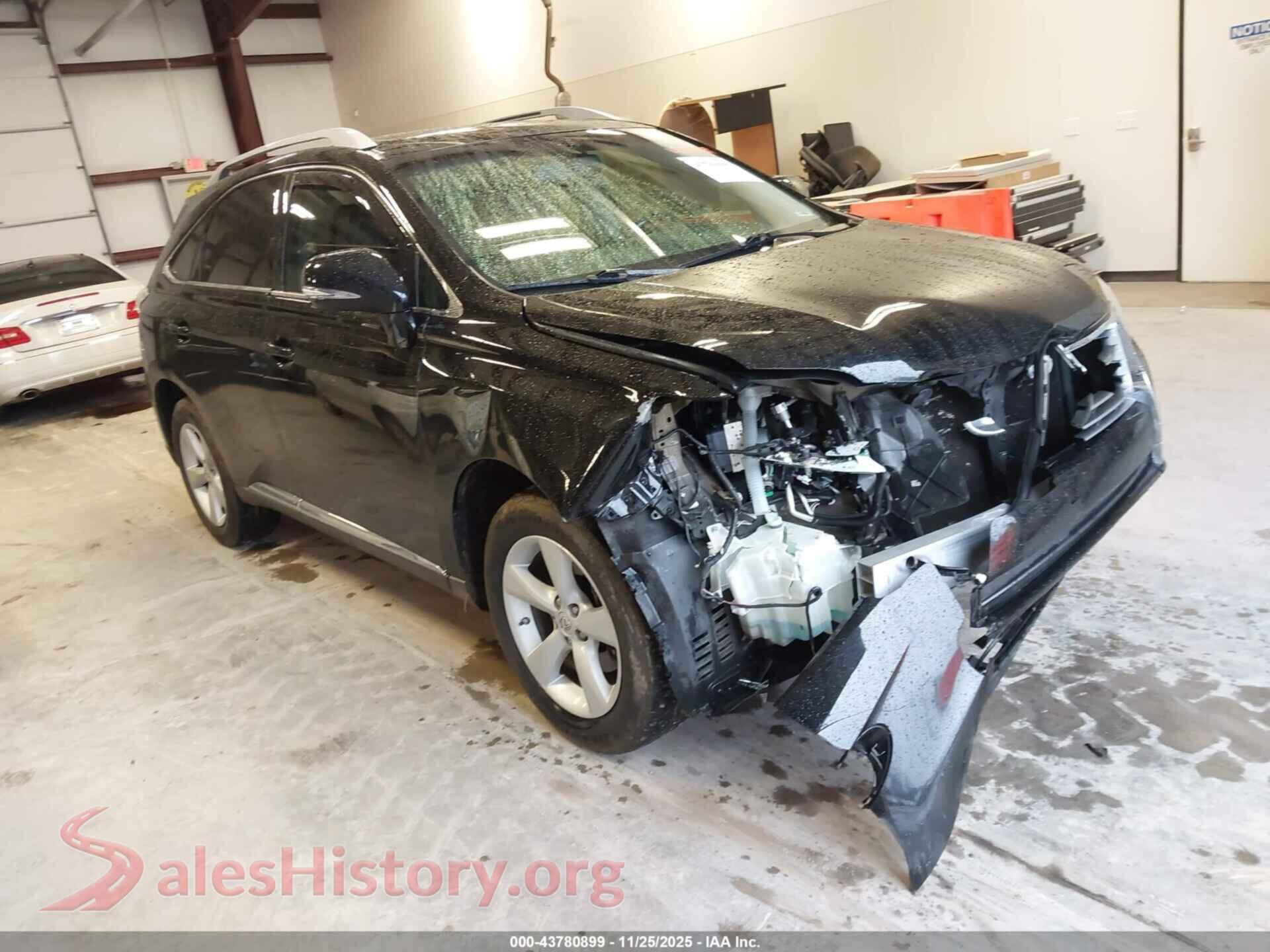 2014 LEXUS RX 350 — VIN 2T2BK1BA3EC251344