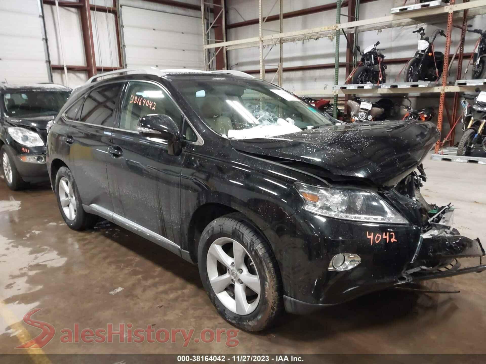2013 LEXUS RX 350 — VIN 2T2BK1BA6DC214836