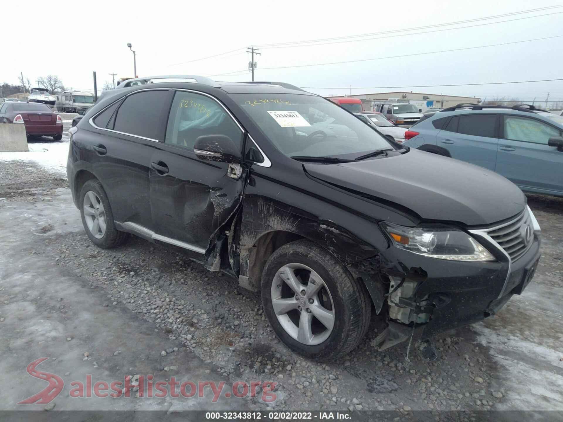 2013 LEXUS RX 350 — VIN 2T2BK1BA7DC155618