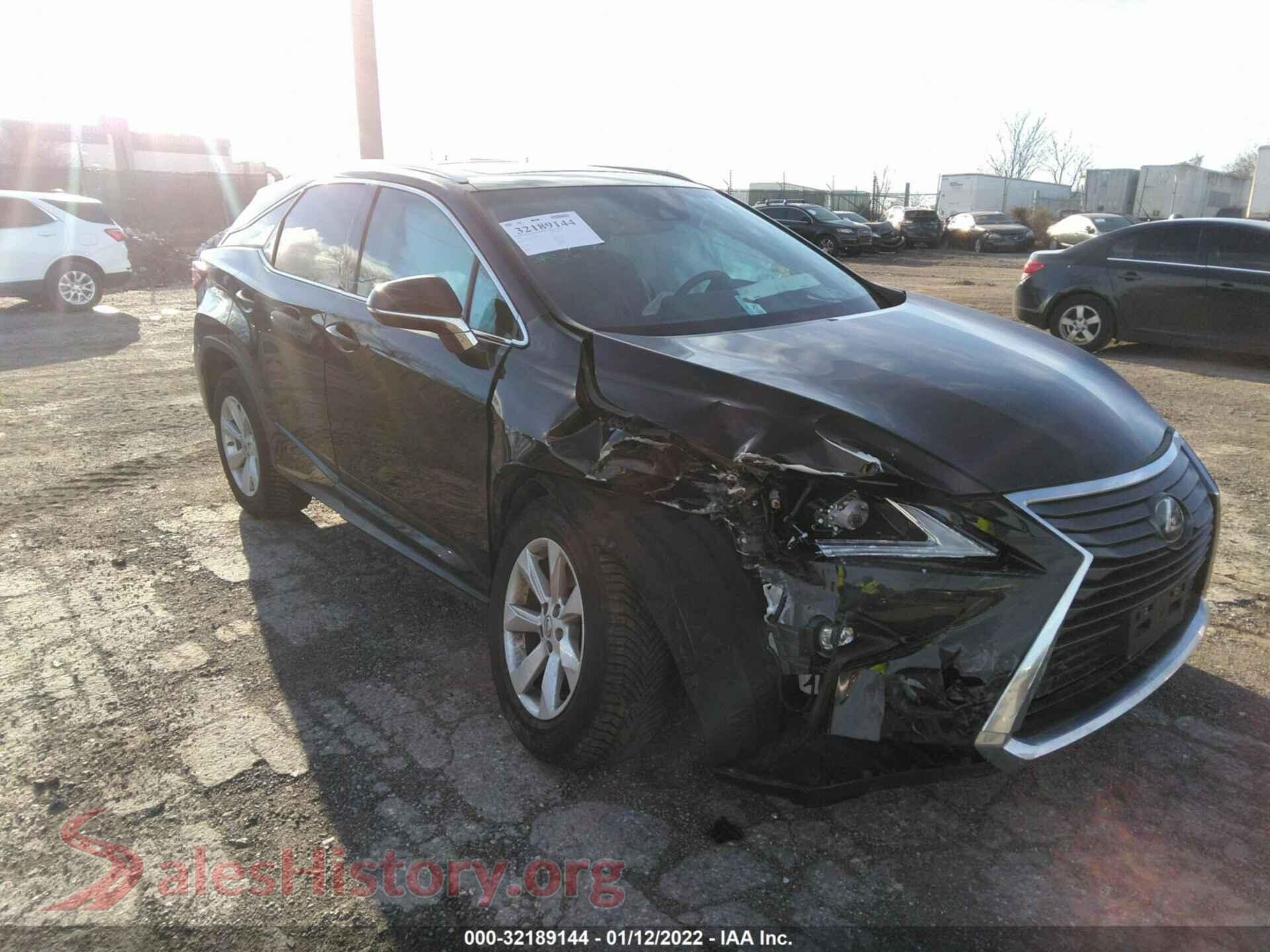 2016 LEXUS RX 350 — VIN 2T2BZMCA1GC028122
