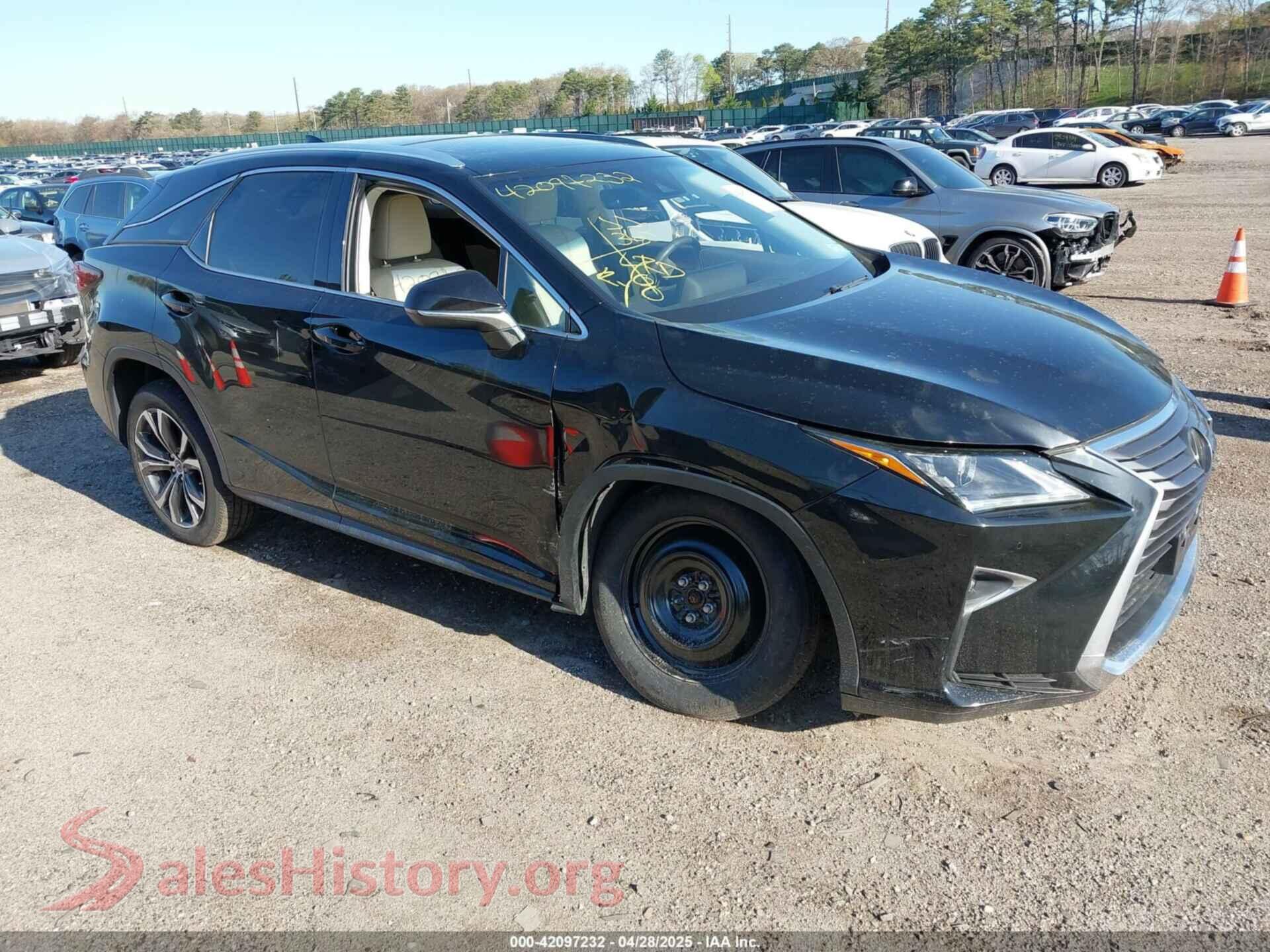 2019 LEXUS RX 350 — VIN 2T2BZMCA3KC193615