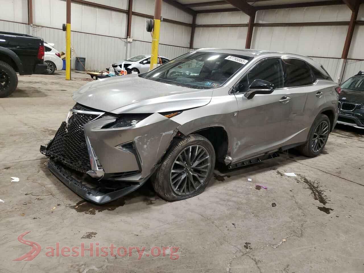 2019 LEXUS RX350 — VIN 2T2BZMCA7KC182147