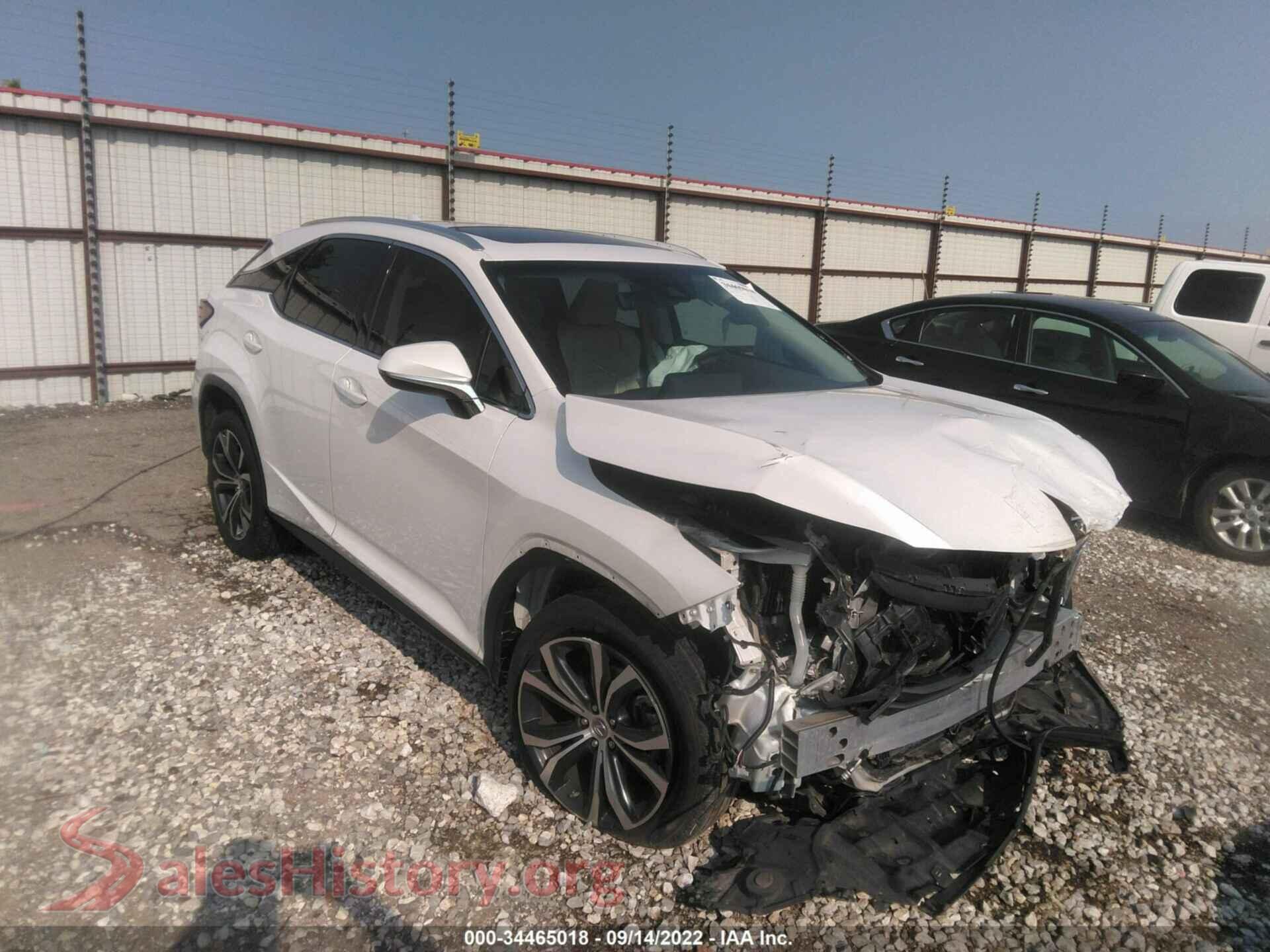 2017 LEXUS RX — VIN 2T2BZMCA8HC062169