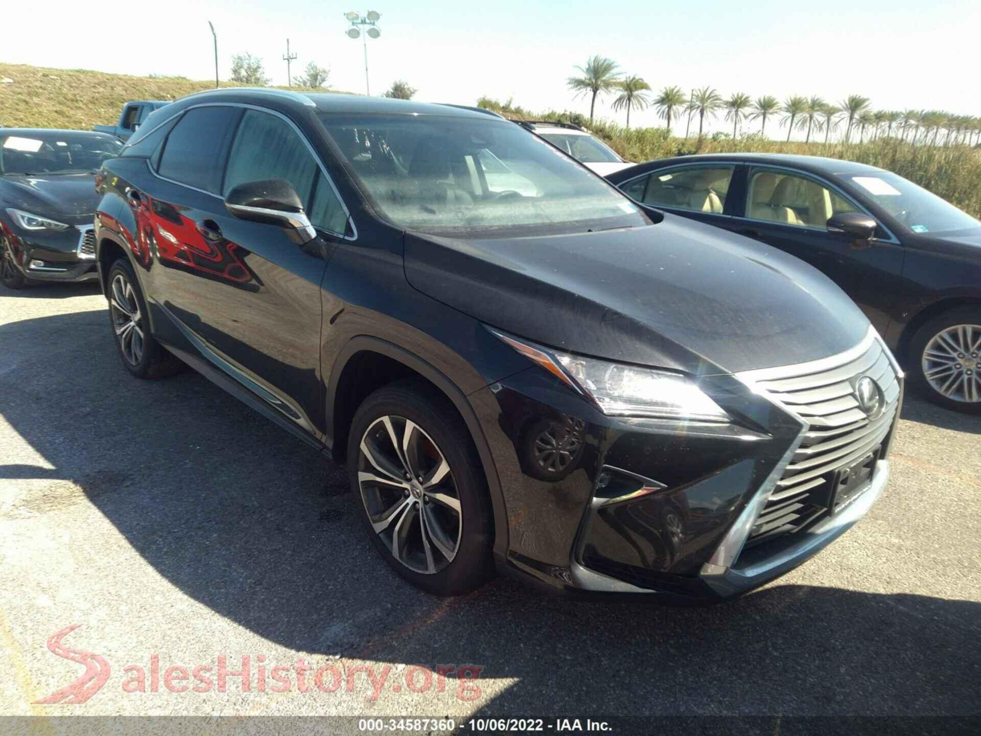 2017 LEXUS RX — VIN 2T2BZMCAXHC103580