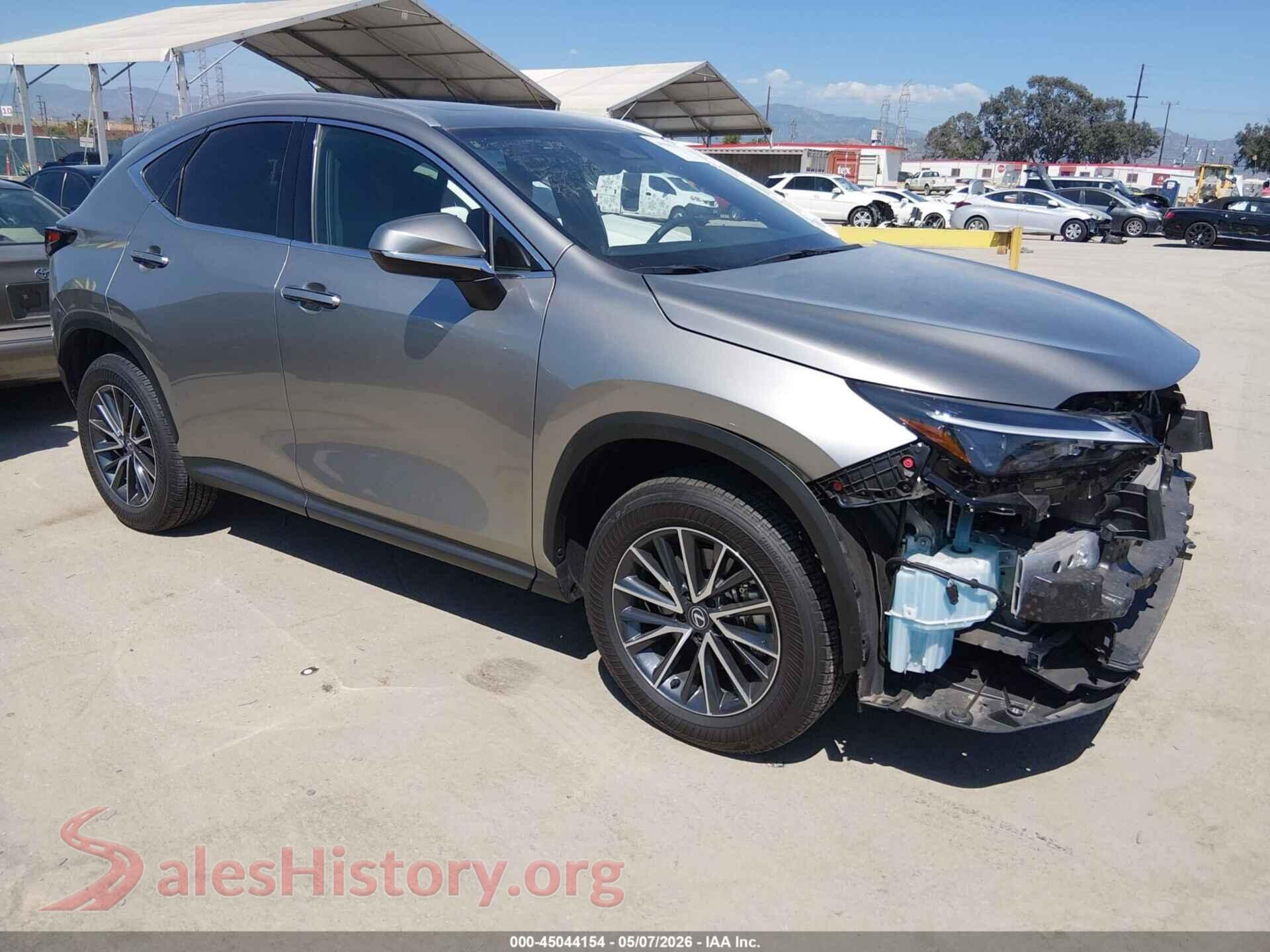 2025 LEXUS NX 250 — VIN 2T2GDCEZ3SC007170