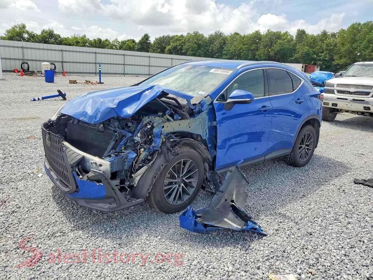 2022 LEXUS NX — VIN 2T2GGCEZ0NC009664