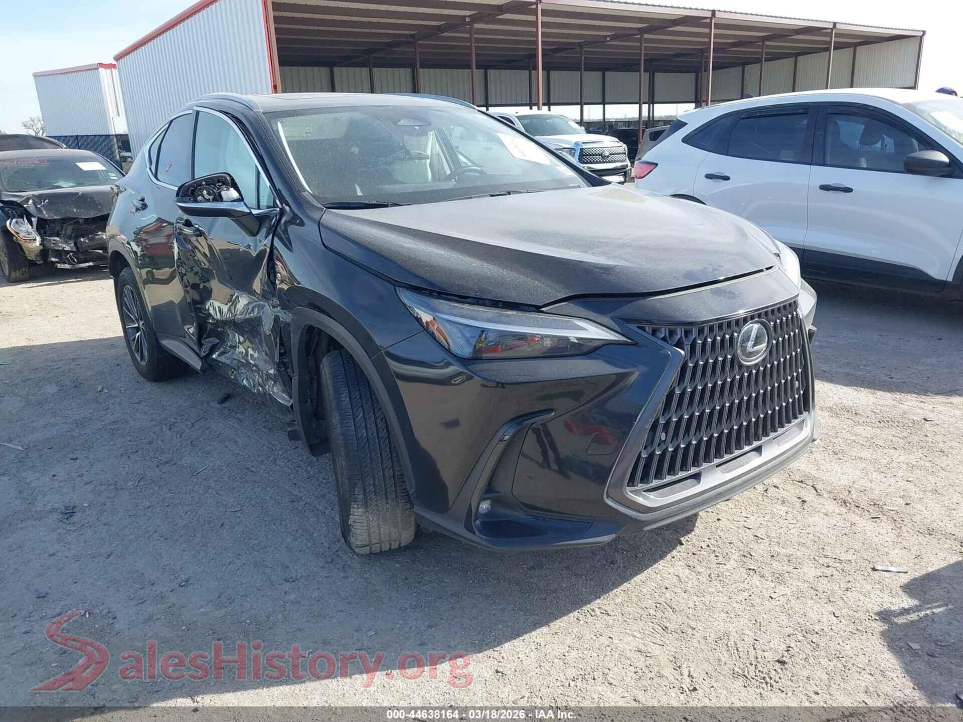 2025 LEXUS NX 350 — VIN 2T2GGCEZ0SC067155