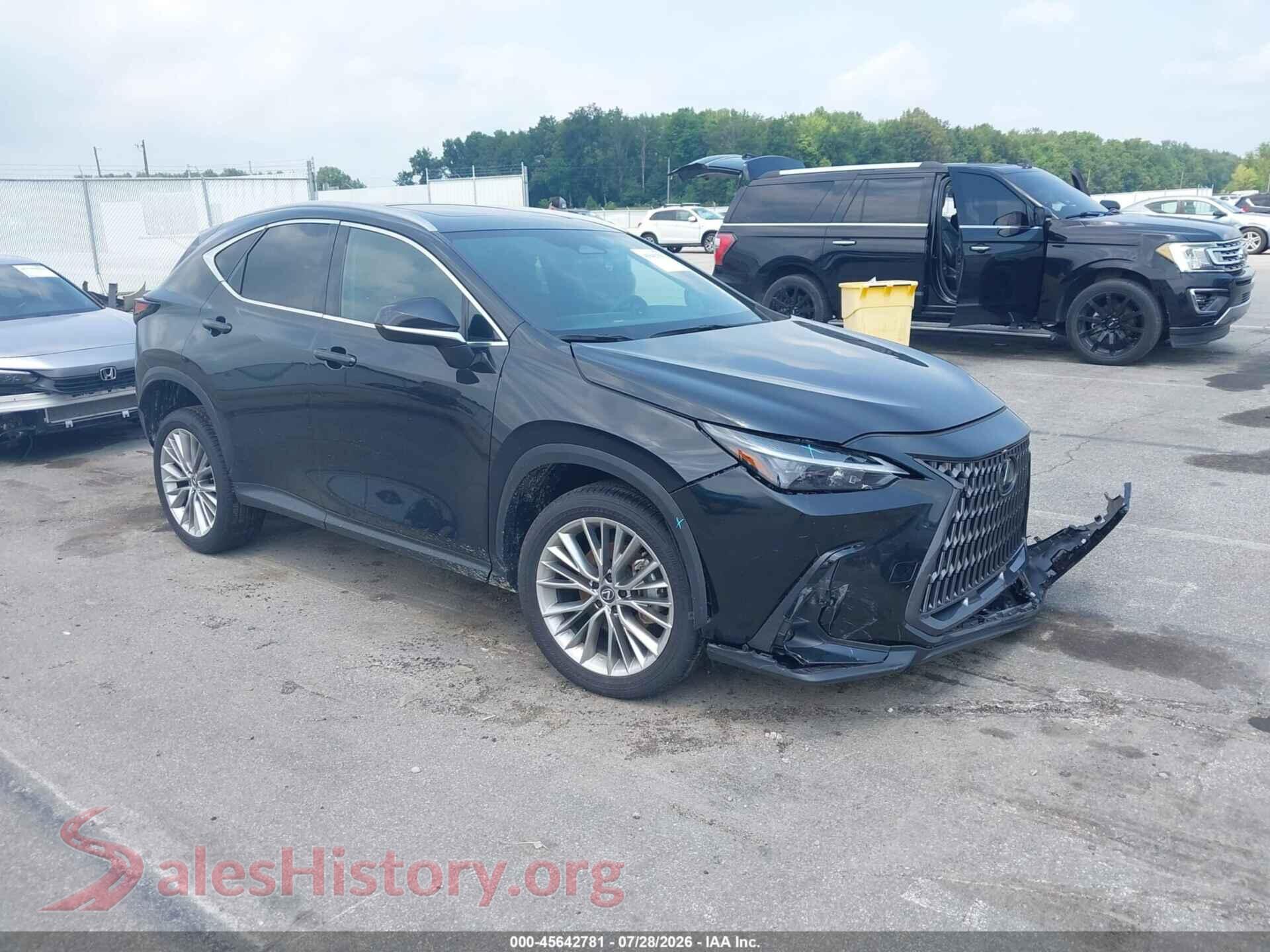 2025 LEXUS NX 350H — VIN 2T2GKCEZ4SC055346