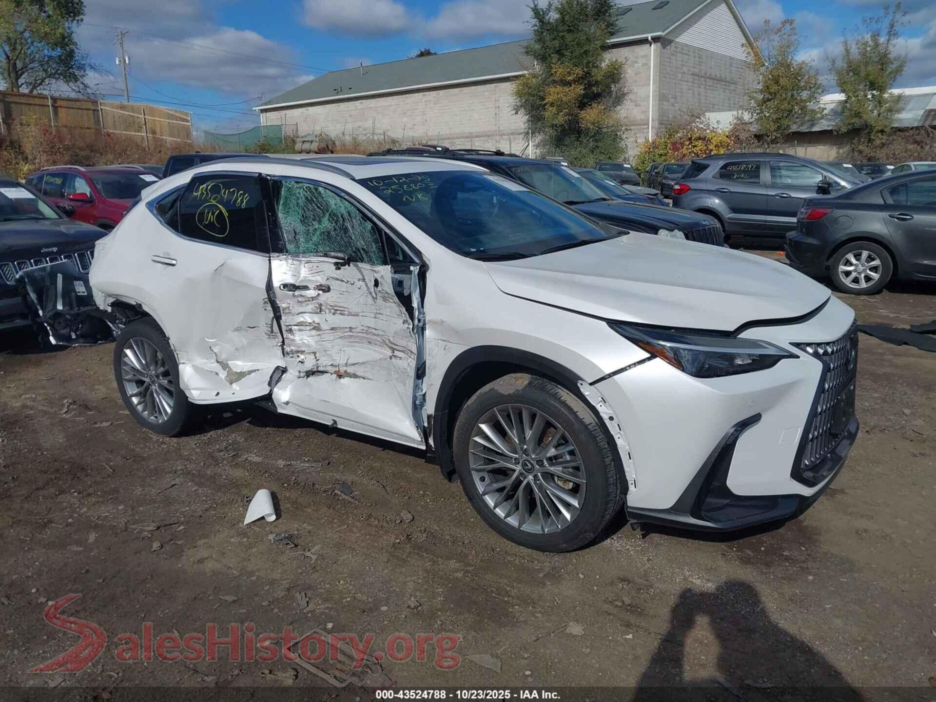 2025 LEXUS NX 350H — VIN 2T2GKCEZ9SC034153