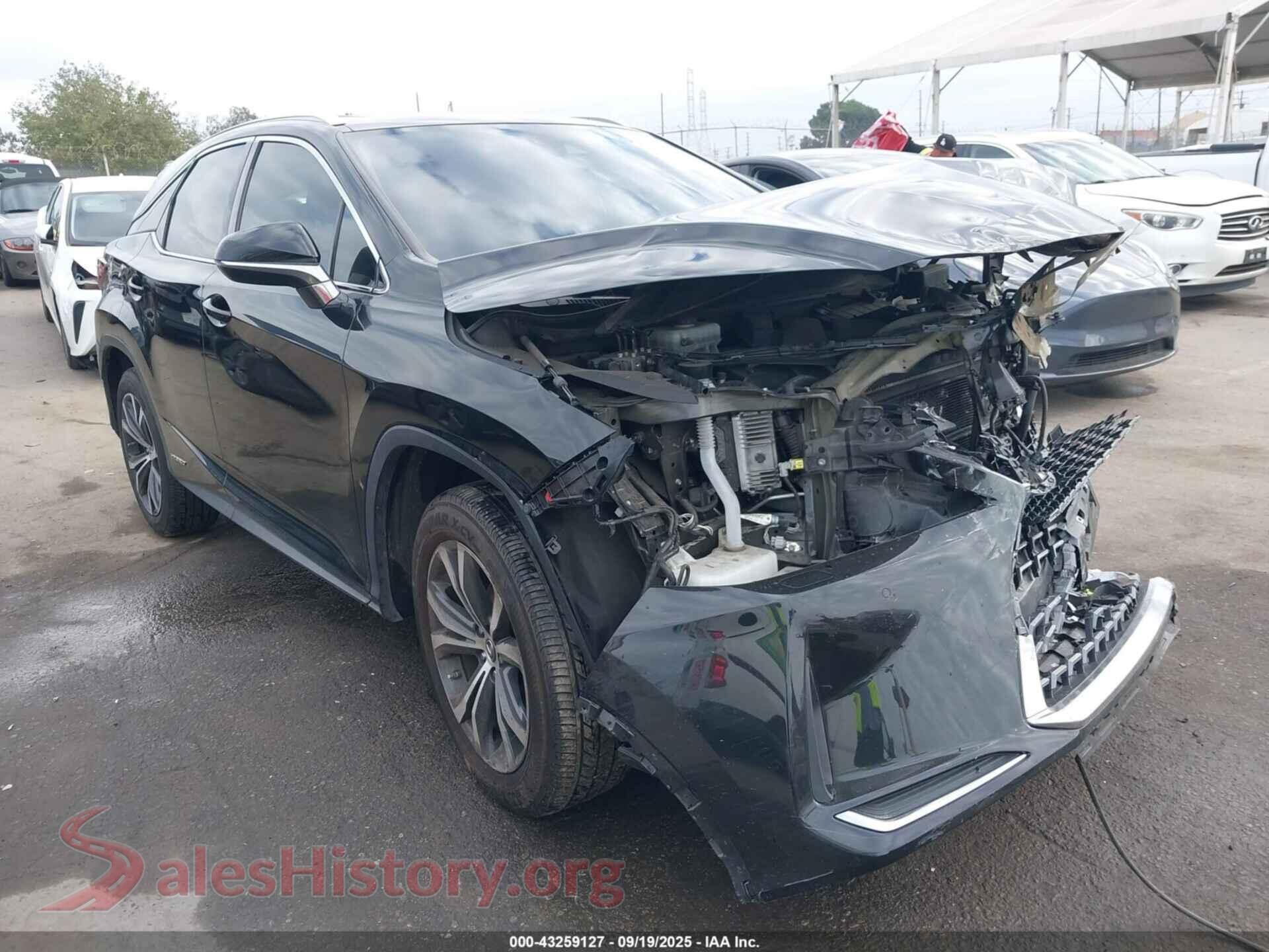 2022 LEXUS RX 450H — VIN 2T2HGMDA0NC088761