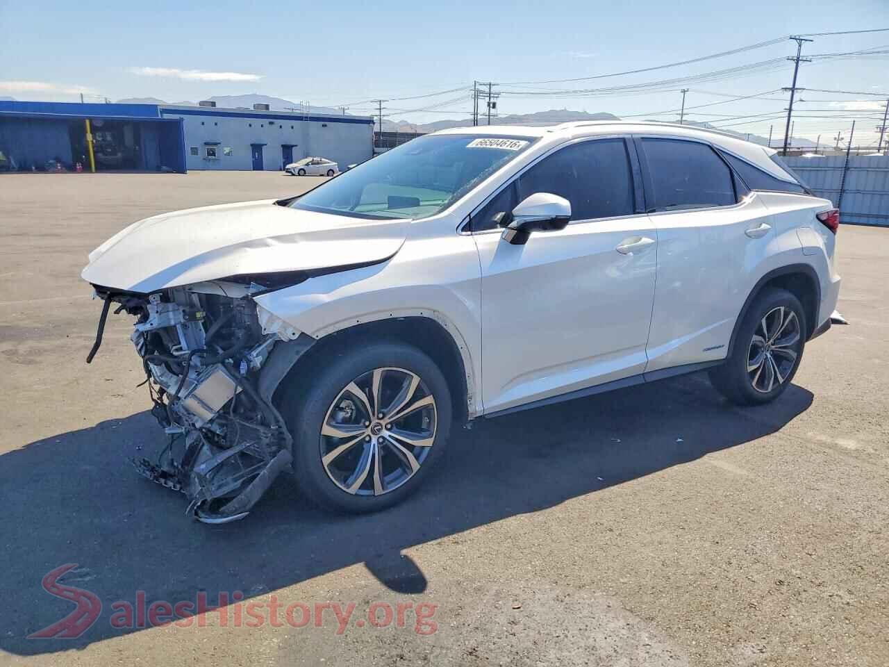 2022 LEXUS RX450 — VIN 2T2HGMDA1NC091765