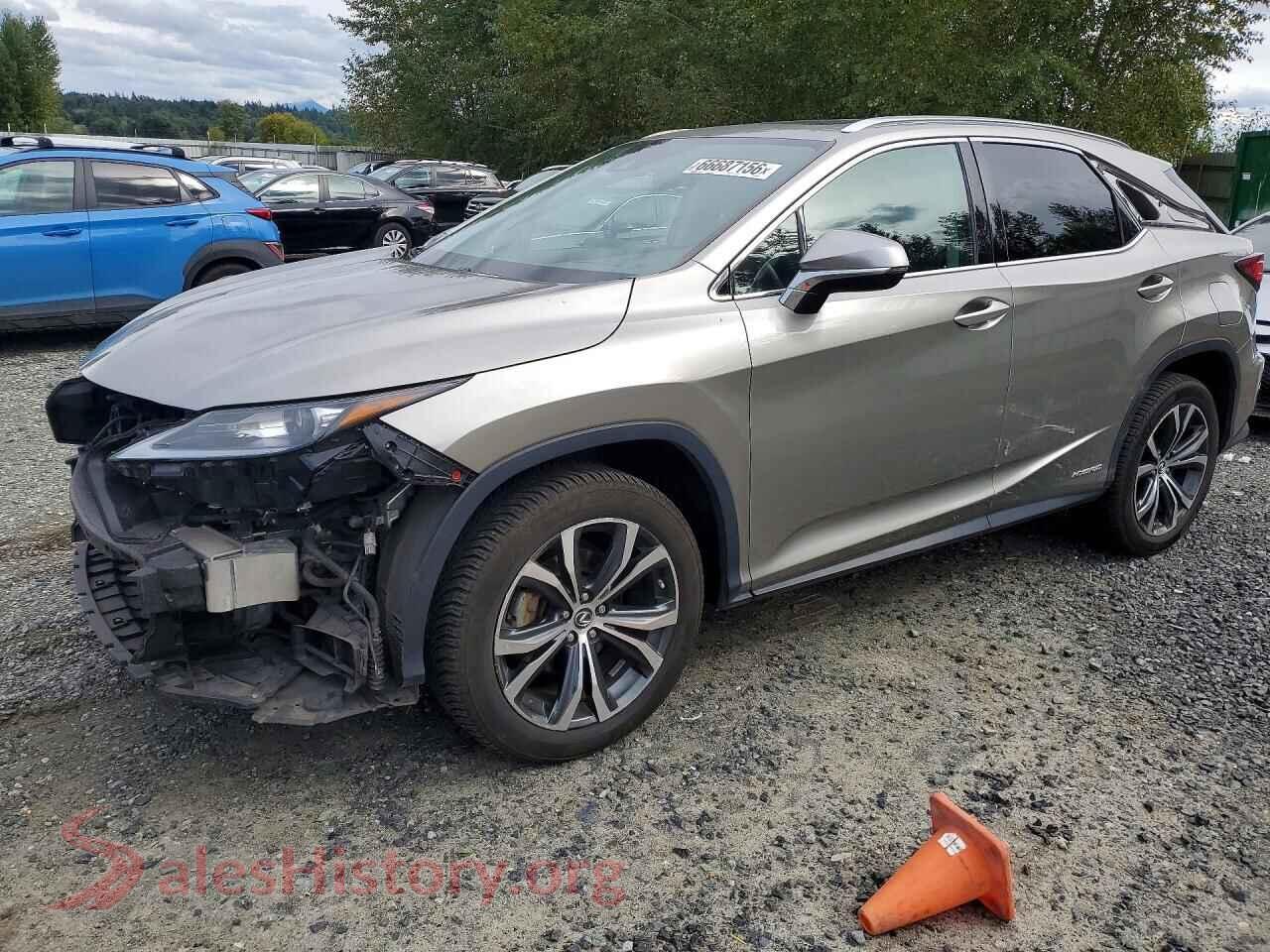 2022 LEXUS RX450 — VIN 2T2HGMDA4NC089525