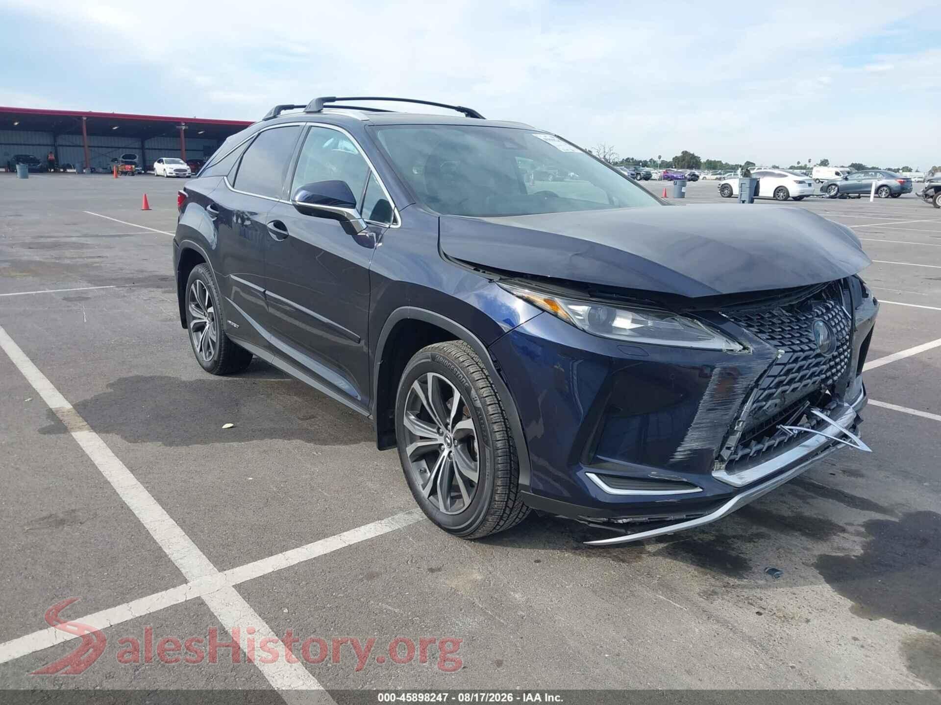 2021 LEXUS RX 450H — VIN 2T2HGMDA5MC071873
