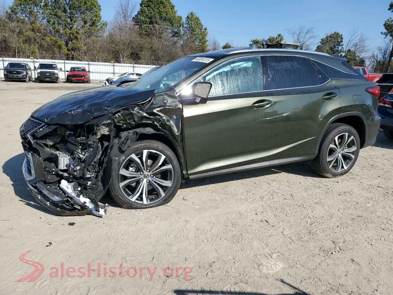 2022 LEXUS RX350 — VIN 2T2HZMAA5NC259034
