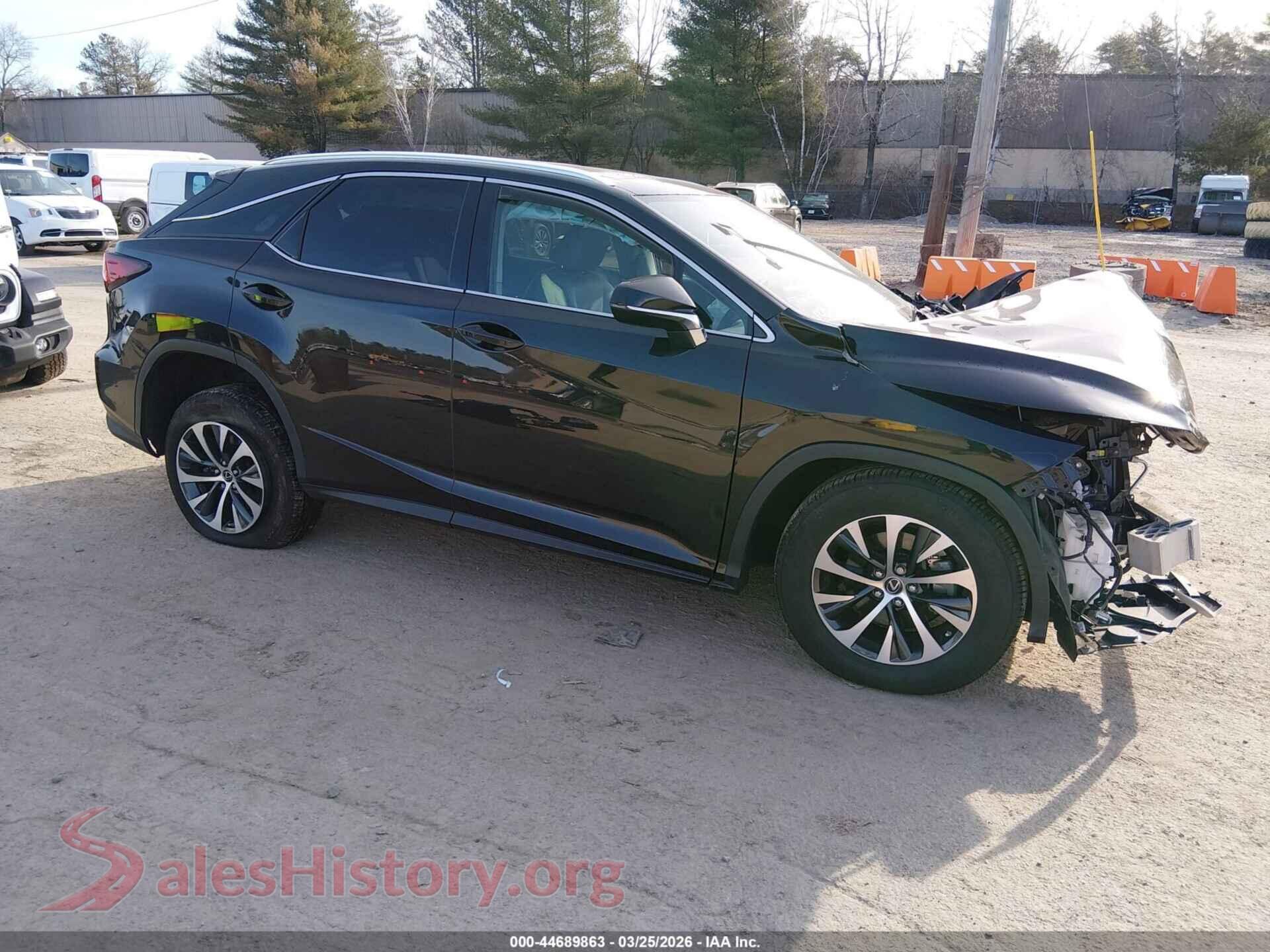 2022 LEXUS RX 350 — VIN 2T2HZMDA6NC324713