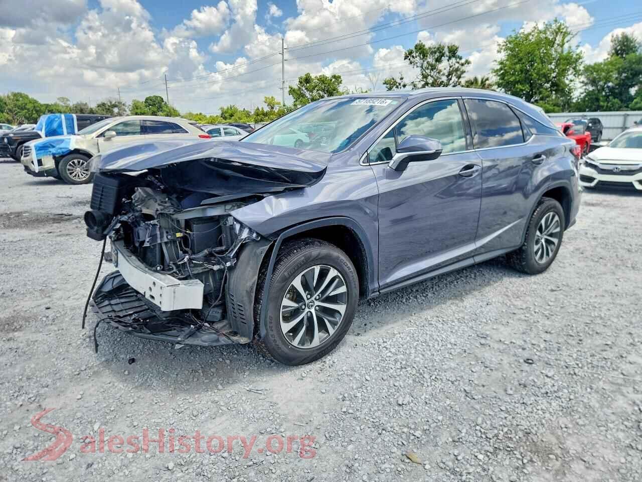 2020 LEXUS RX350 — VIN 2T2HZMDAXLC248894