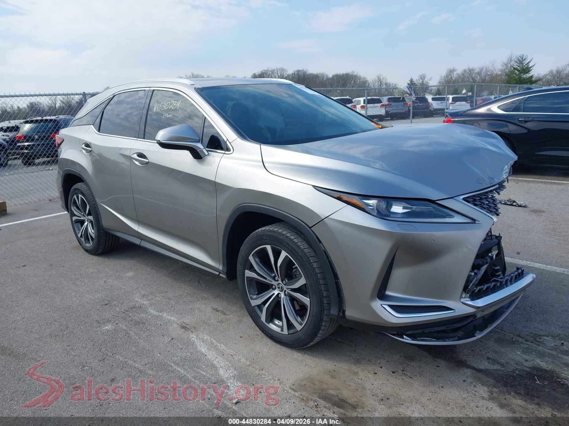 2021 LEXUS RX 350 — VIN 2T2HZMDAXMC258892
