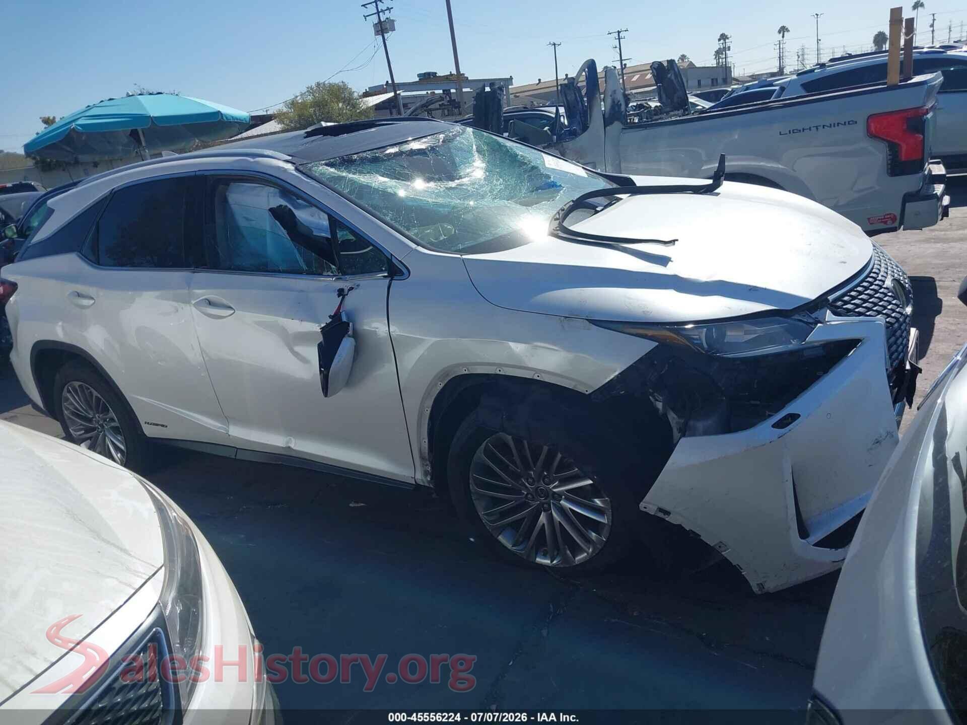 2020 LEXUS RX 450H — VIN 2T2JGMDA4LC045457