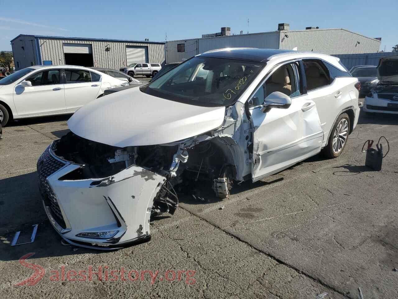 2022 LEXUS RX450 — VIN 2T2JGMDA5NC086067