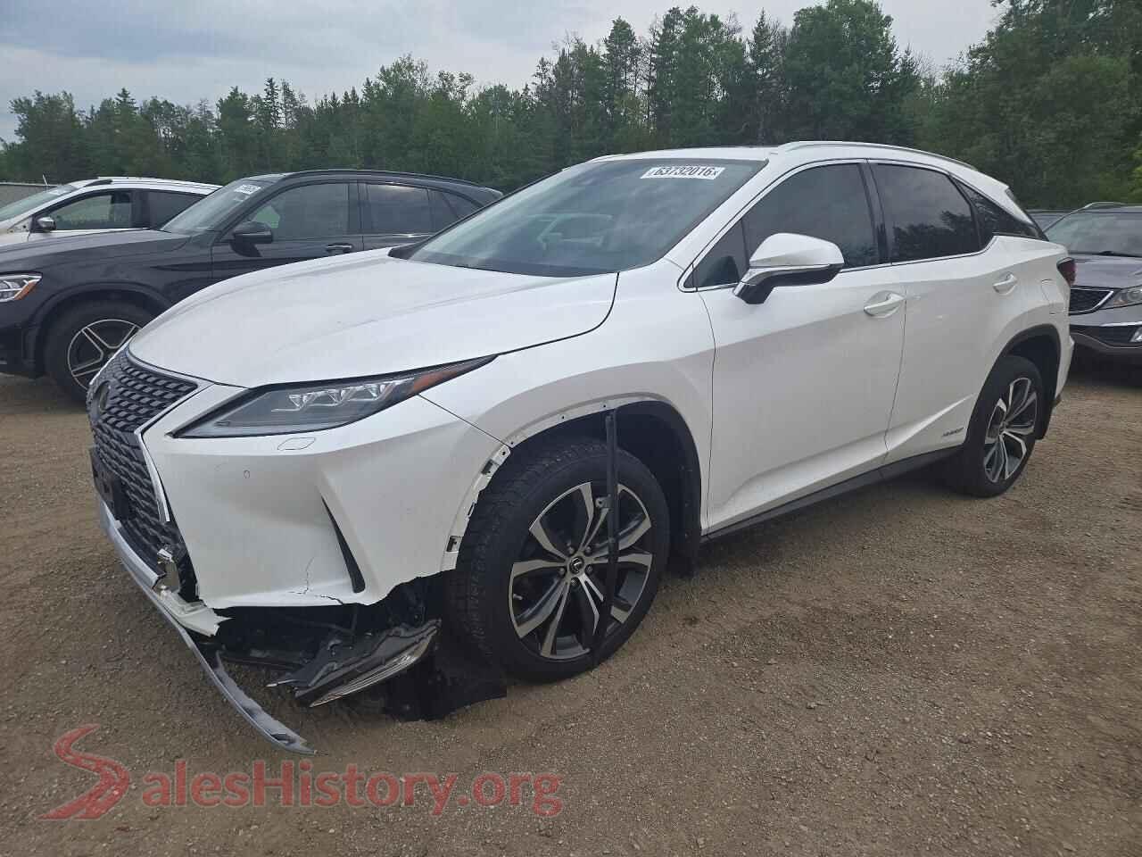 2022 LEXUS RX450 — VIN 2T2JGMDA6NC085803