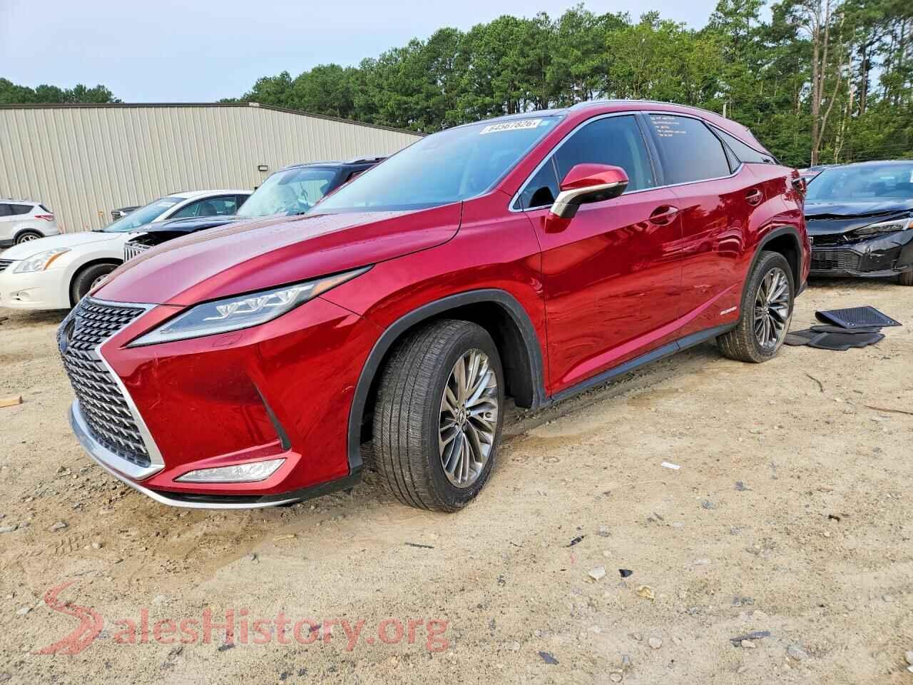 2022 LEXUS RX450 — VIN 2T2JGMDA8NC079419