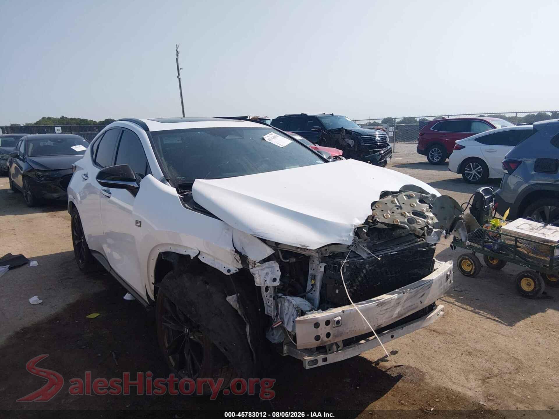 2022 LEXUS NX 350 — VIN 2T2KGCEZ7NC003208