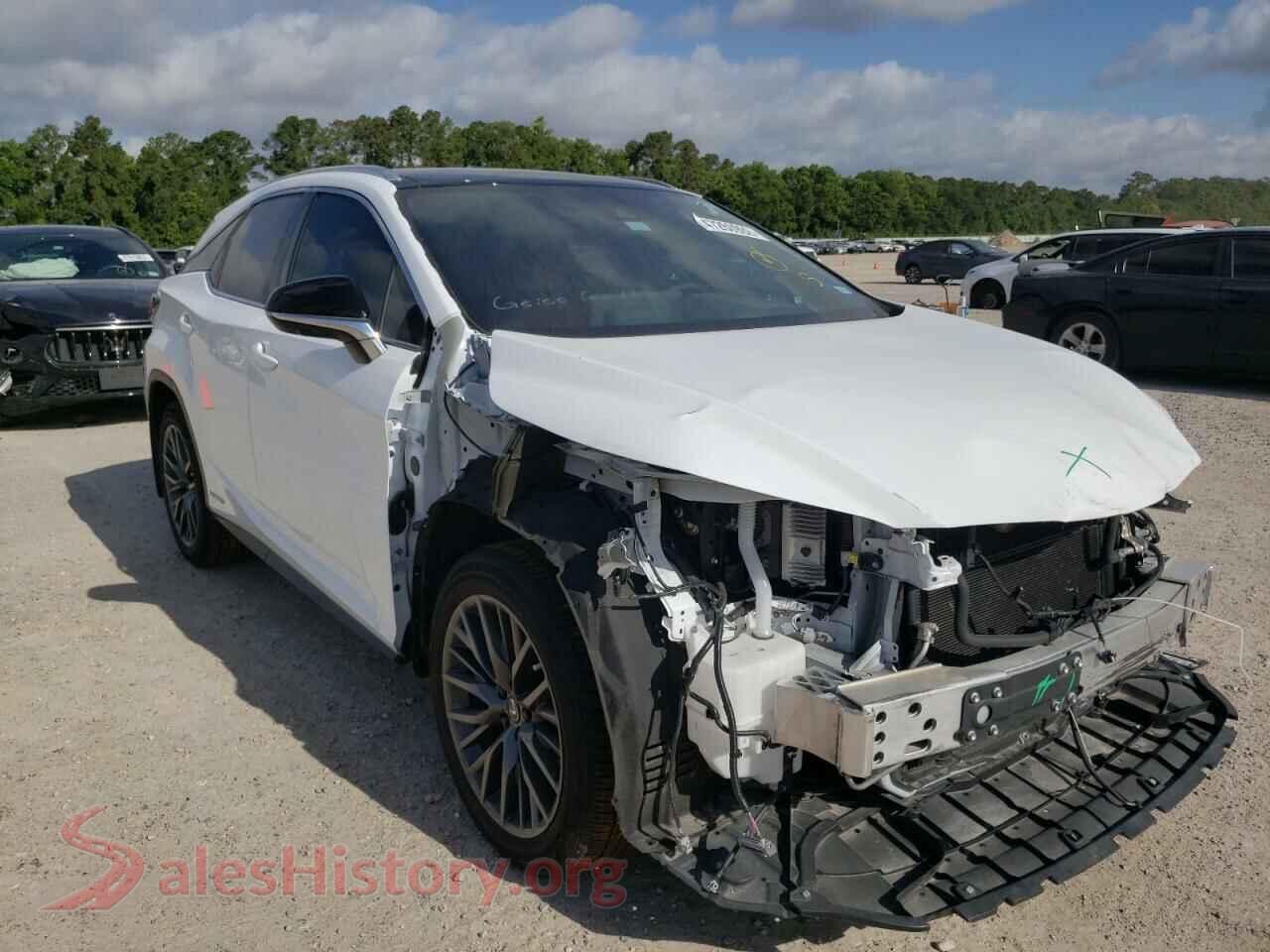 2022 LEXUS RX450 — VIN 2T2YGMDA2NC072786