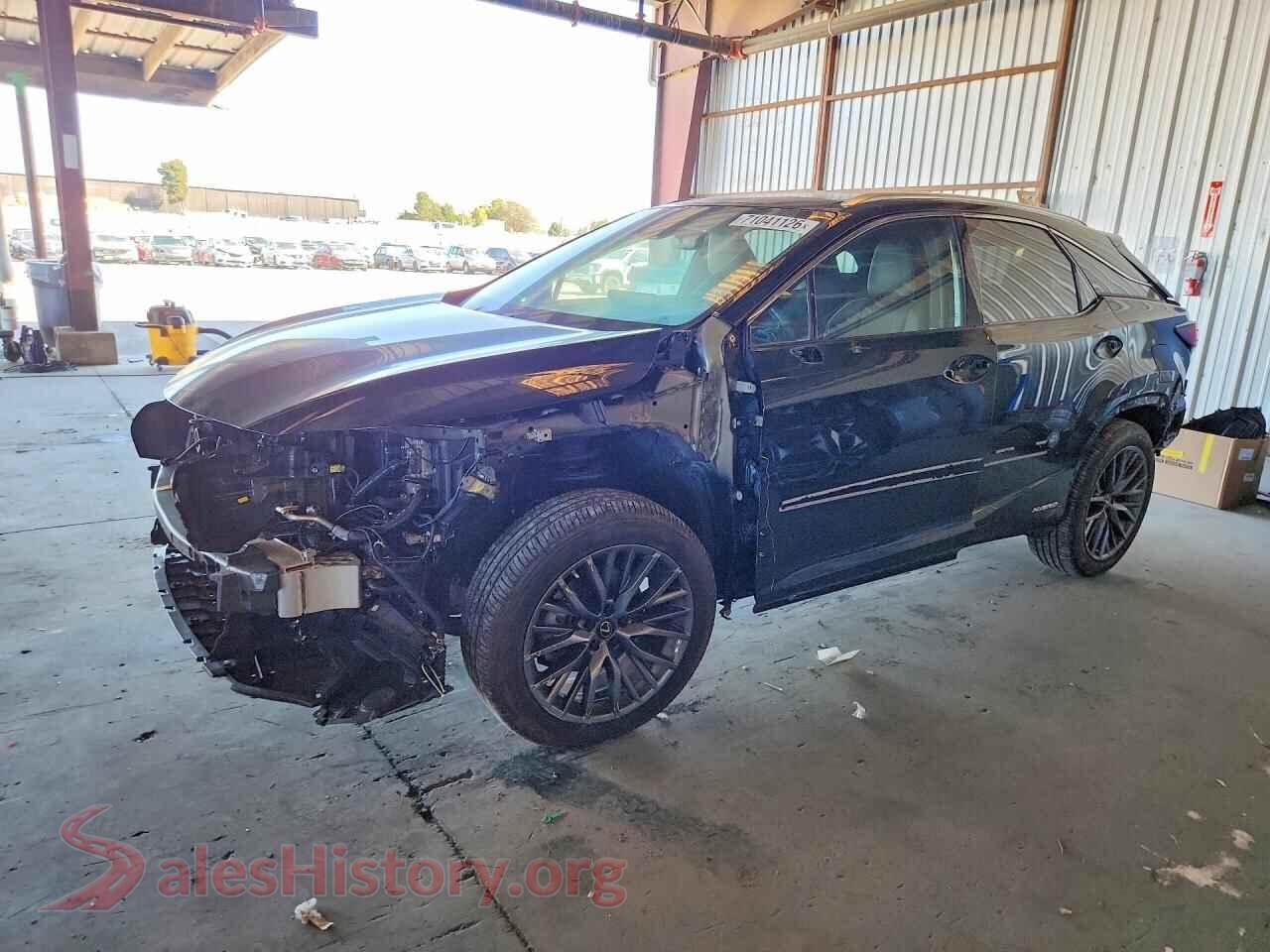 2022 LEXUS RX450 — VIN 2T2YGMDA7NC090359