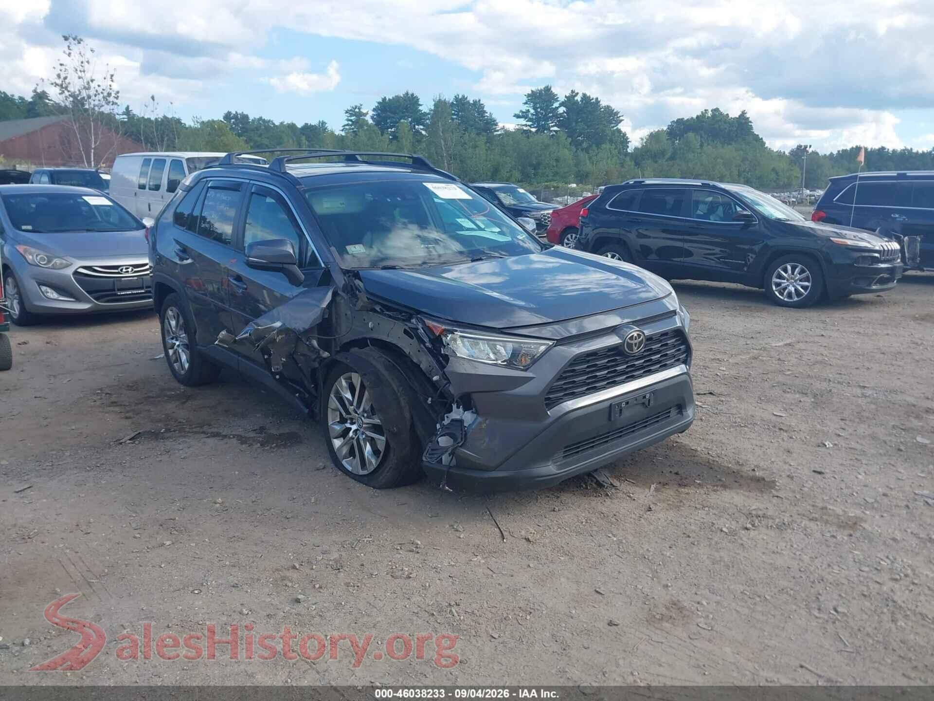 2021 TOYOTA RAV4 — VIN 2T3A1RFV8MC154743