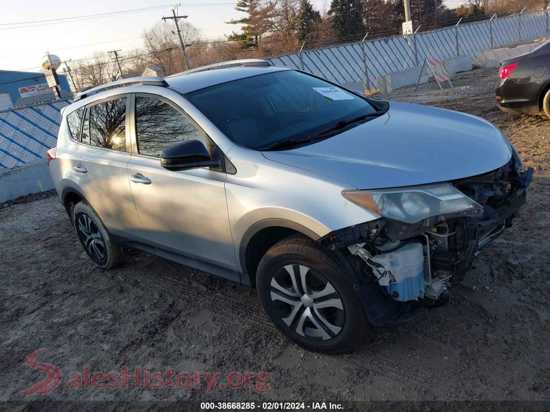 2013 TOYOTA RAV4 — VIN 2T3BFREV2DW022325