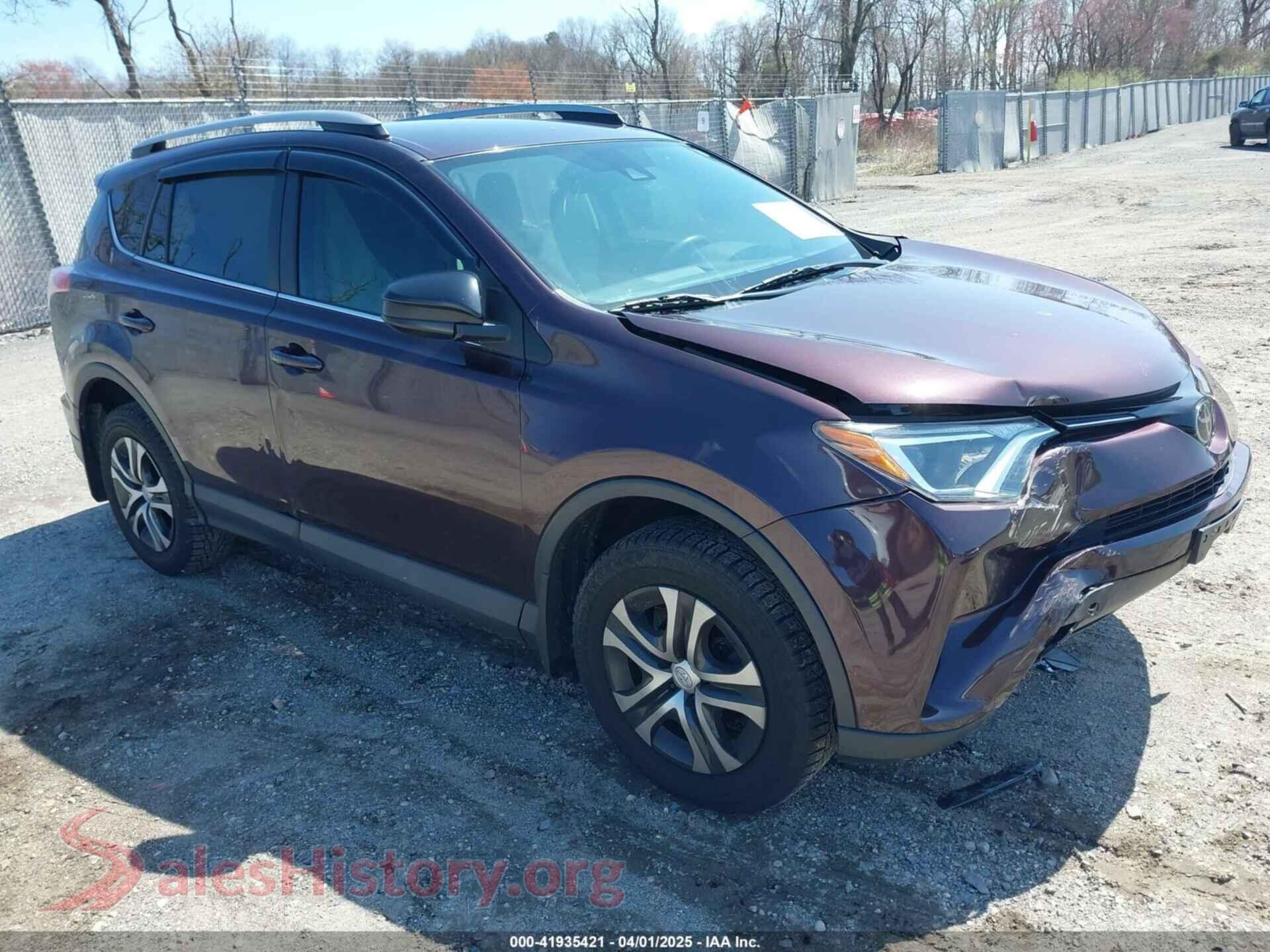 2018 TOYOTA RAV4 — VIN 2T3BFREV8JW836491