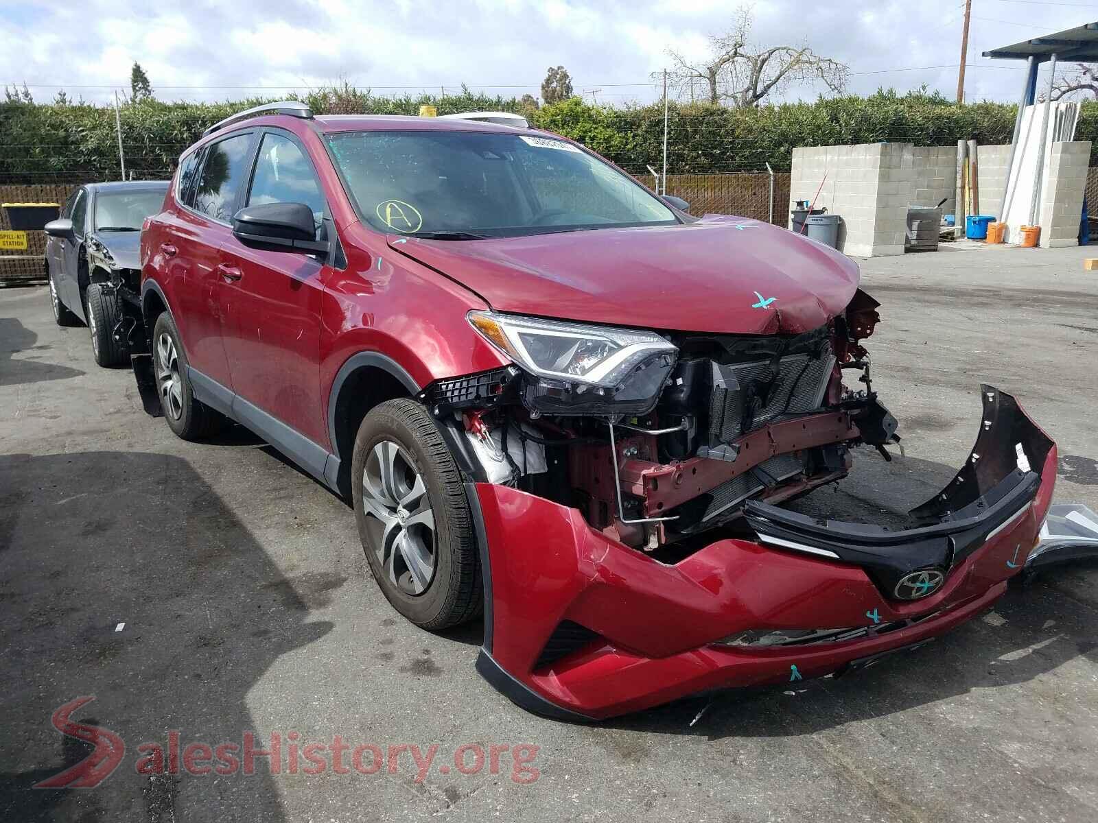 2018 TOYOTA RAV4 — VIN 2T3BFREV9JW851789
