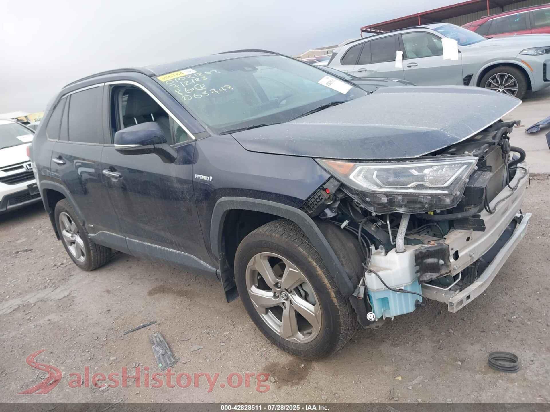 2020 TOYOTA RAV4 HYBRID — VIN 2T3DWRFV6LW065748