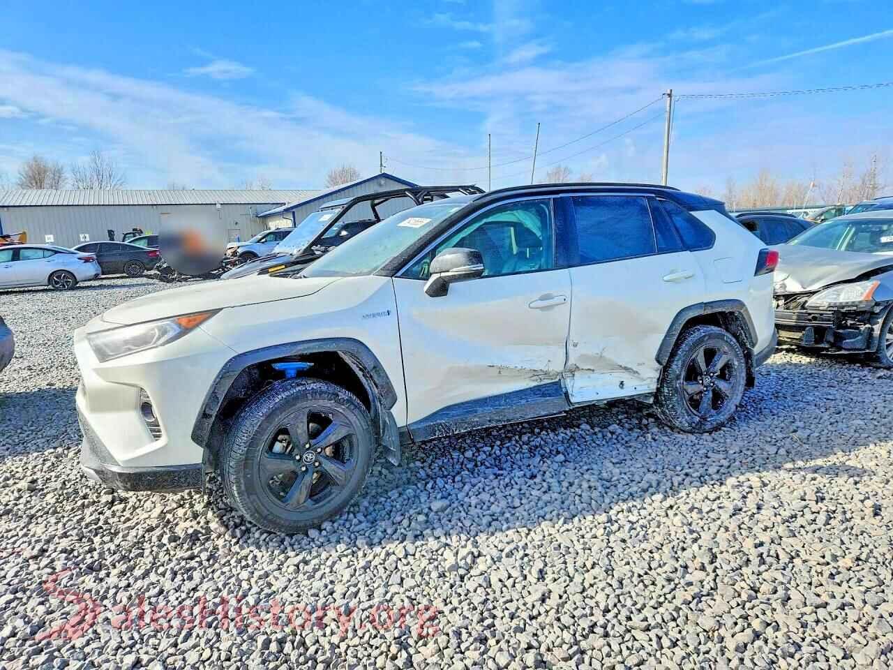 2021 TOYOTA RAV4 — VIN 2T3E6RFV0MW009813