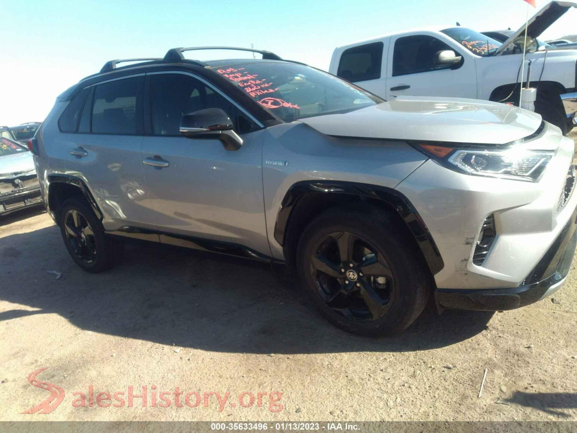 2021 TOYOTA RAV4 — VIN 2T3E6RFV2MW015144
