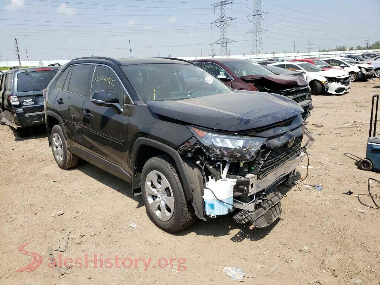 2021 TOYOTA RAV4 — VIN 2T3G1RFV7MC218653