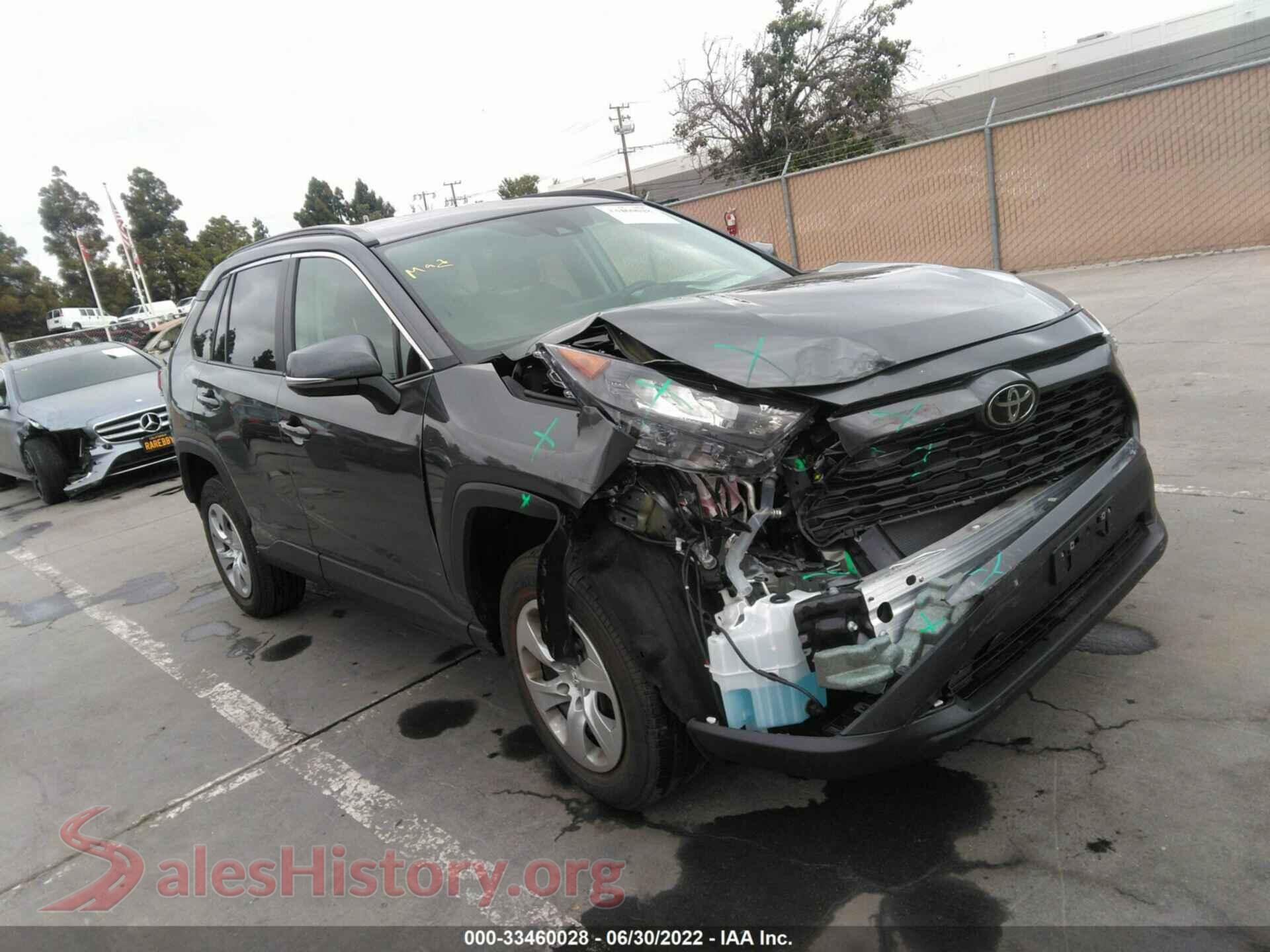 2021 TOYOTA RAV4 — VIN 2T3G1RFV9MC164790