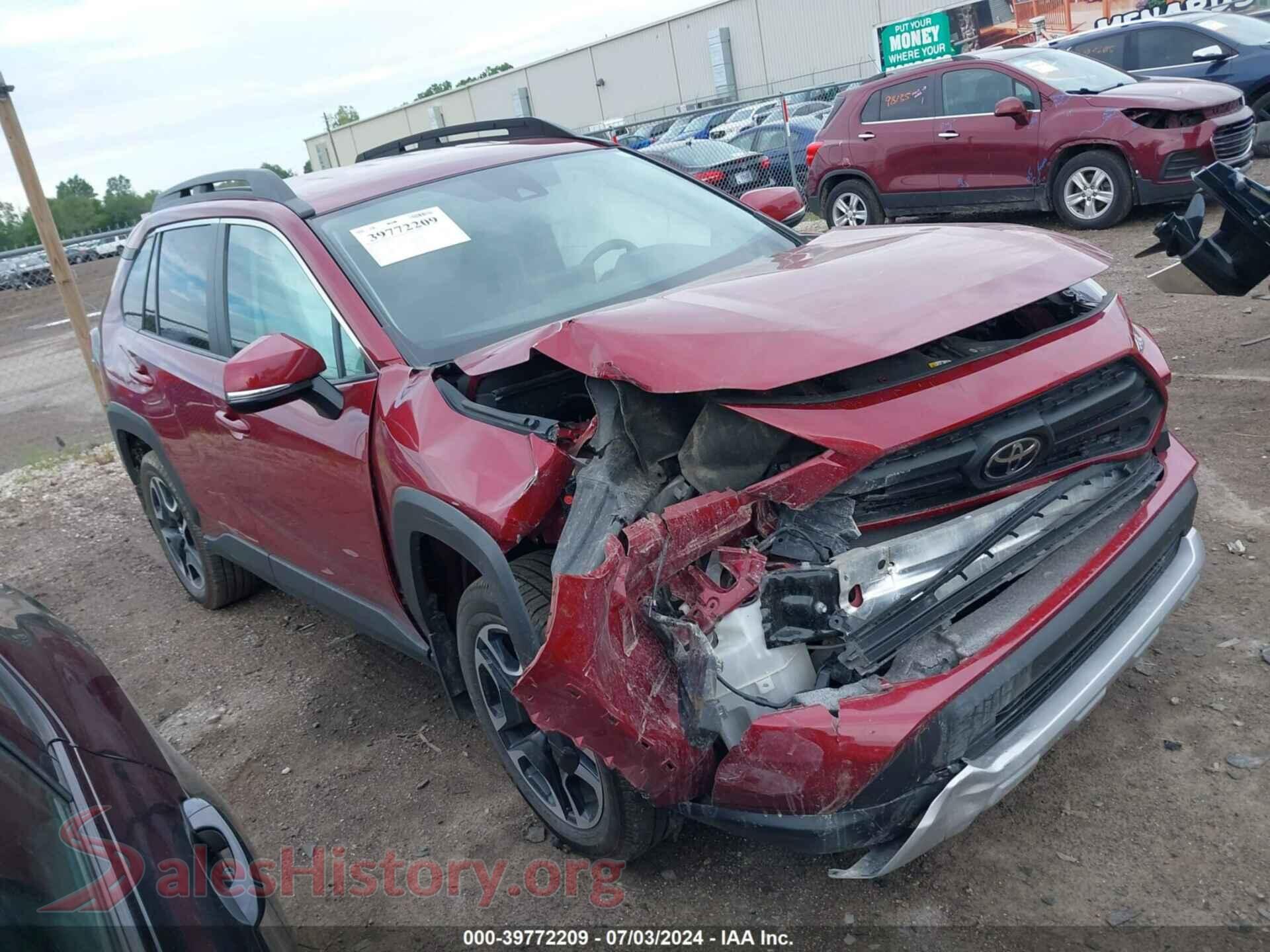 2019 TOYOTA RAV4 — VIN 2T3J1RFV6KW007364