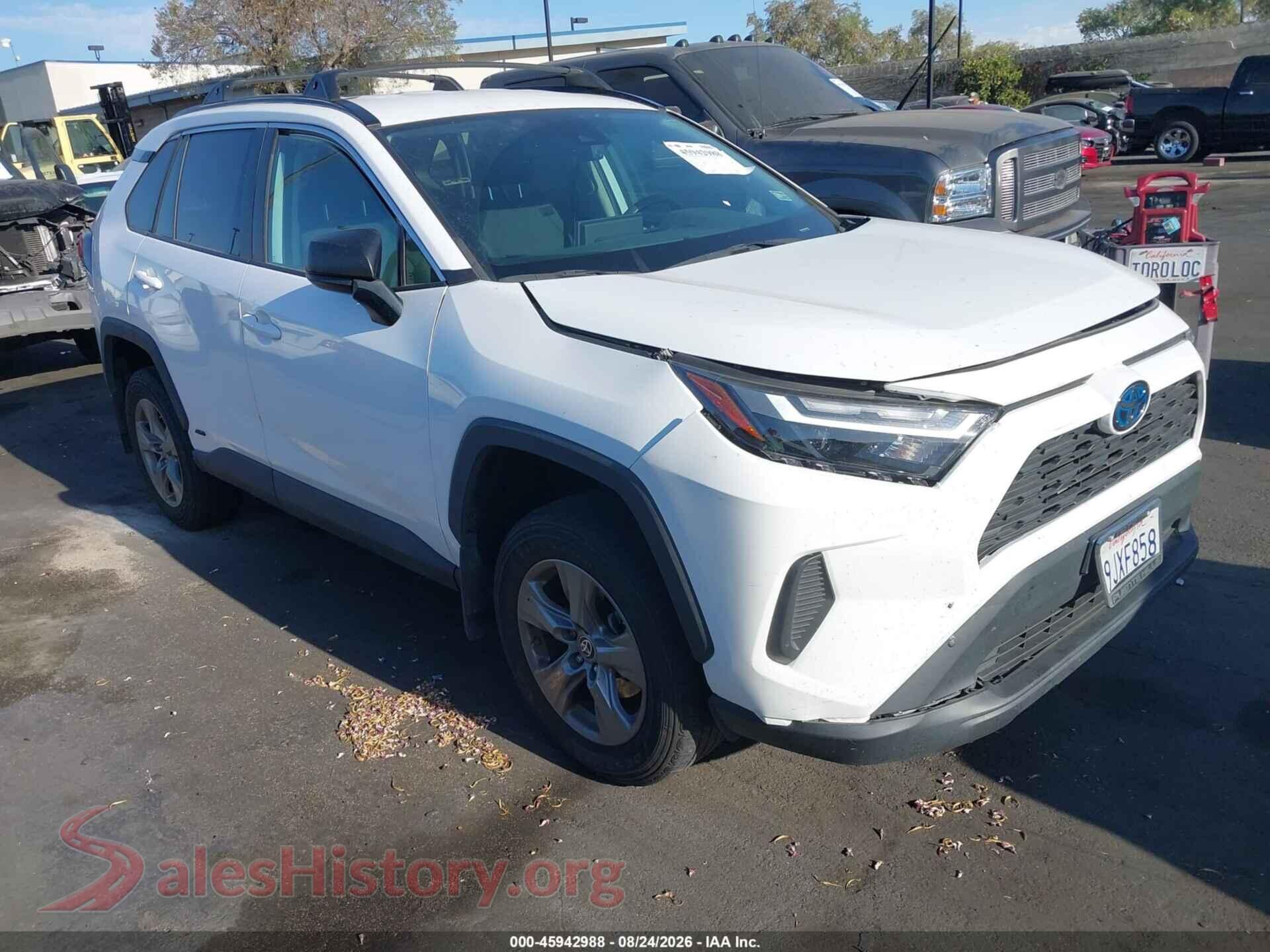 2024 TOYOTA RAV4 HYBRID — VIN 2T3LWRFV9RW191526