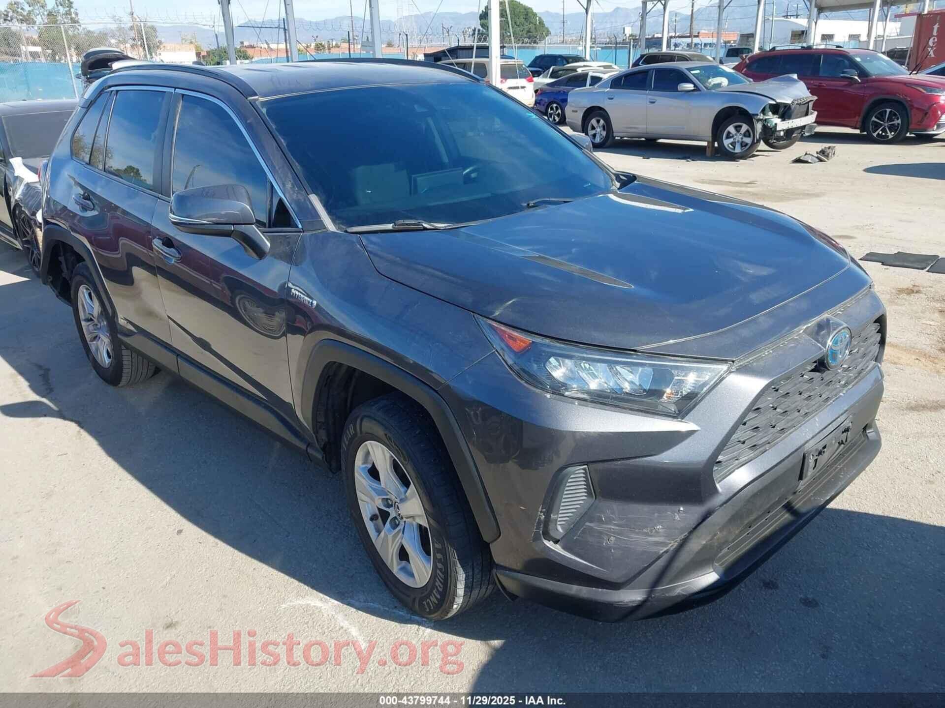 2019 TOYOTA RAV4 HYBRID — VIN 2T3MWRFV1KW027567