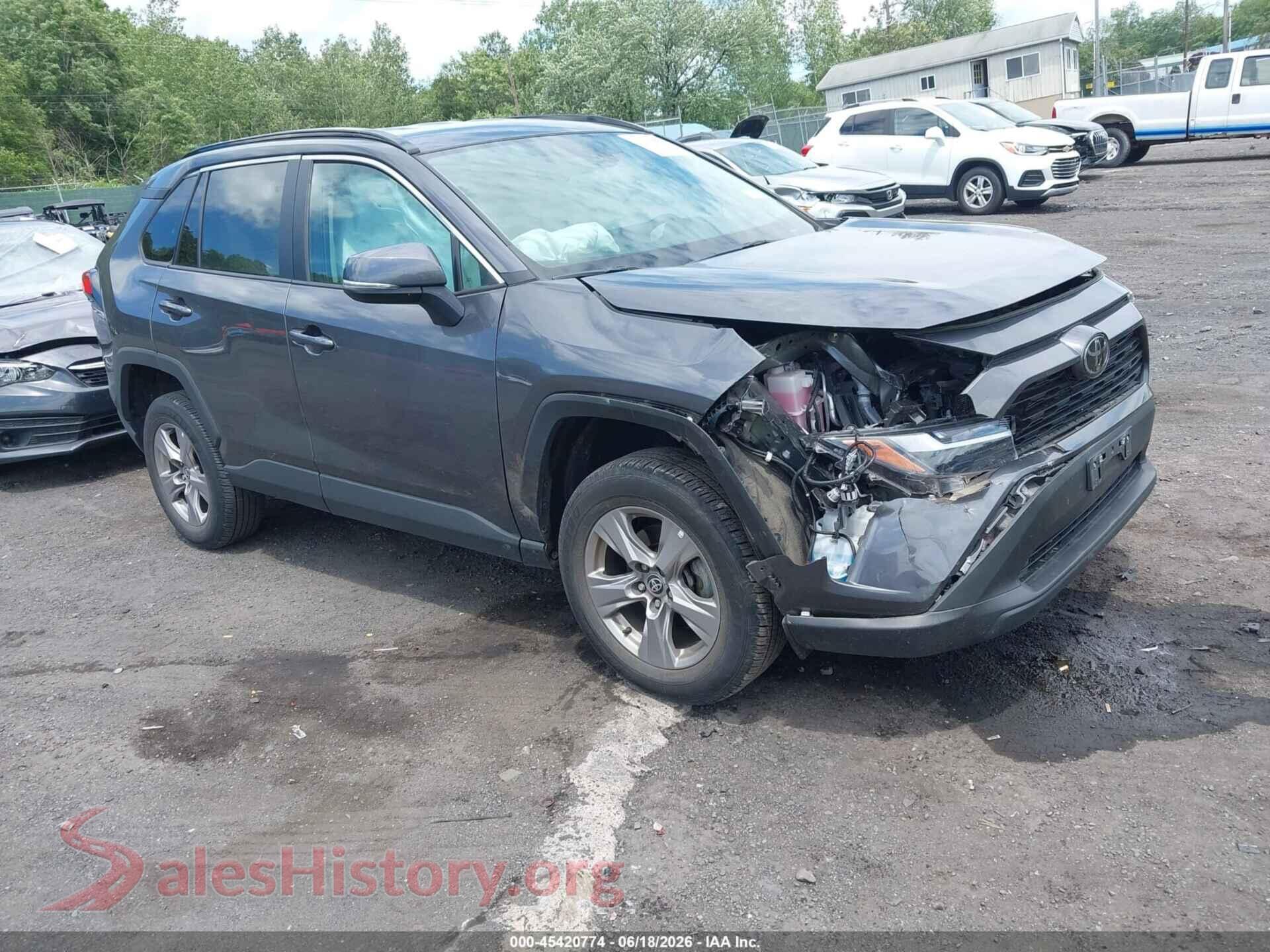 2022 TOYOTA RAV4 — VIN 2T3P1RFVXNC295194