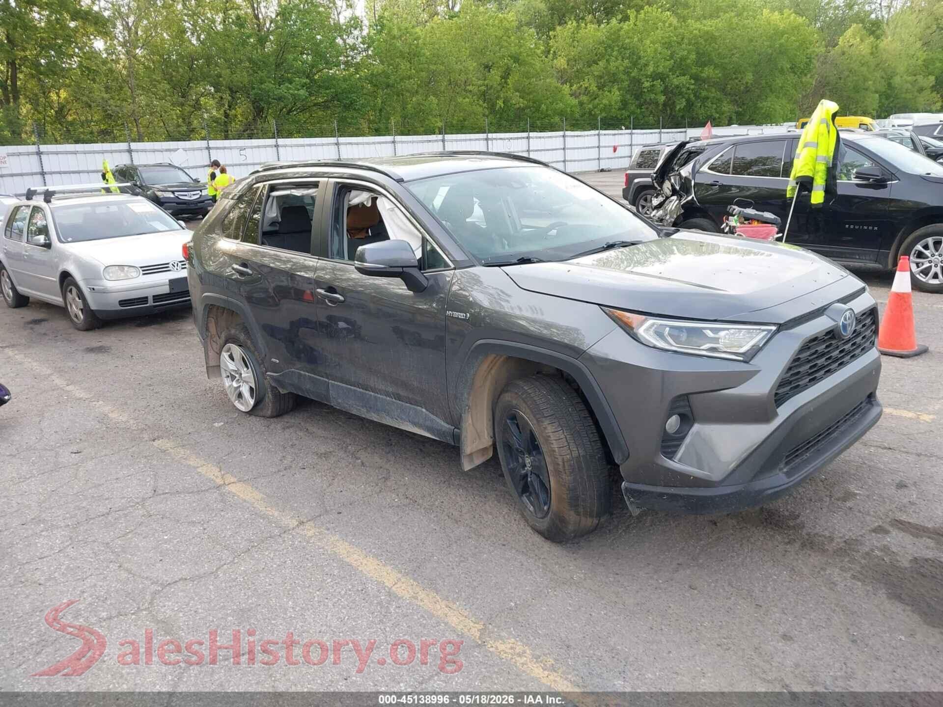 2021 TOYOTA RAV4 HYBRID — VIN 2T3R6RFV9MW014610