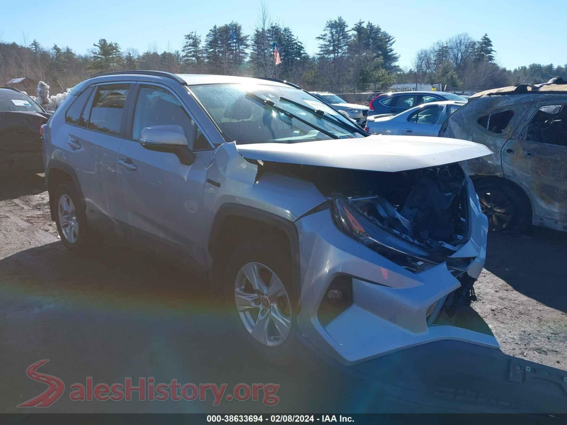 2021 TOYOTA RAV4 — VIN 2T3R6RFVXMW014938