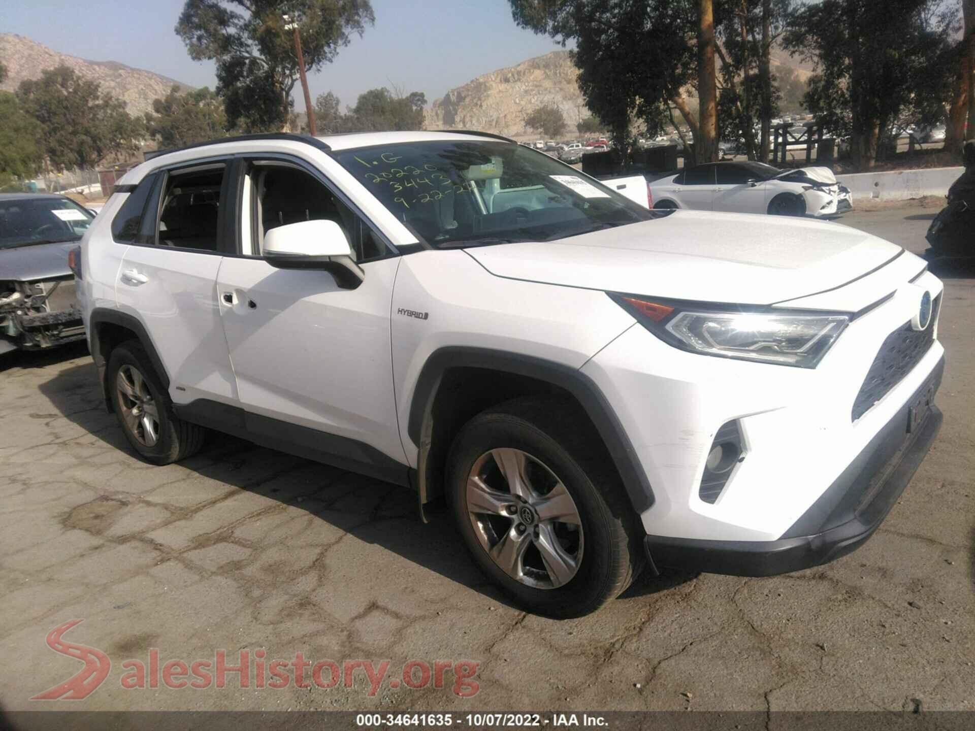 2020 TOYOTA RAV4 — VIN 2T3RWRFV1LW095231