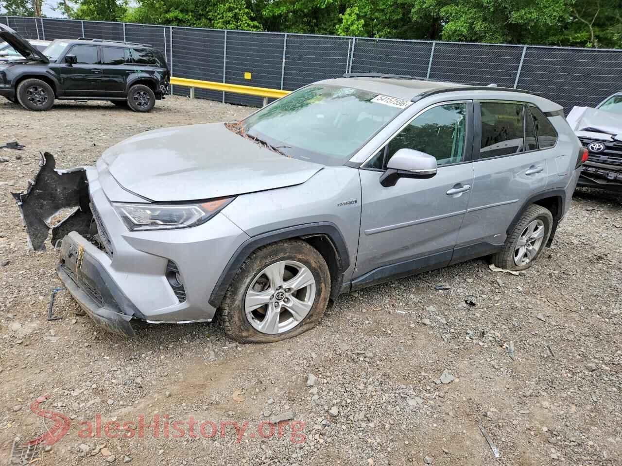 2021 TOYOTA RAV4 — VIN 2T3RWRFV2MW121756