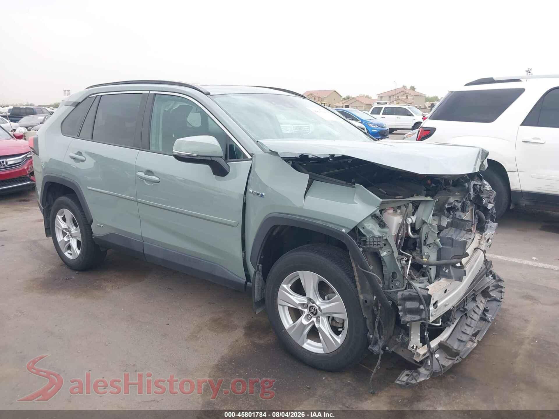 2021 TOYOTA RAV4 HYBRID — VIN 2T3RWRFV5MW118169