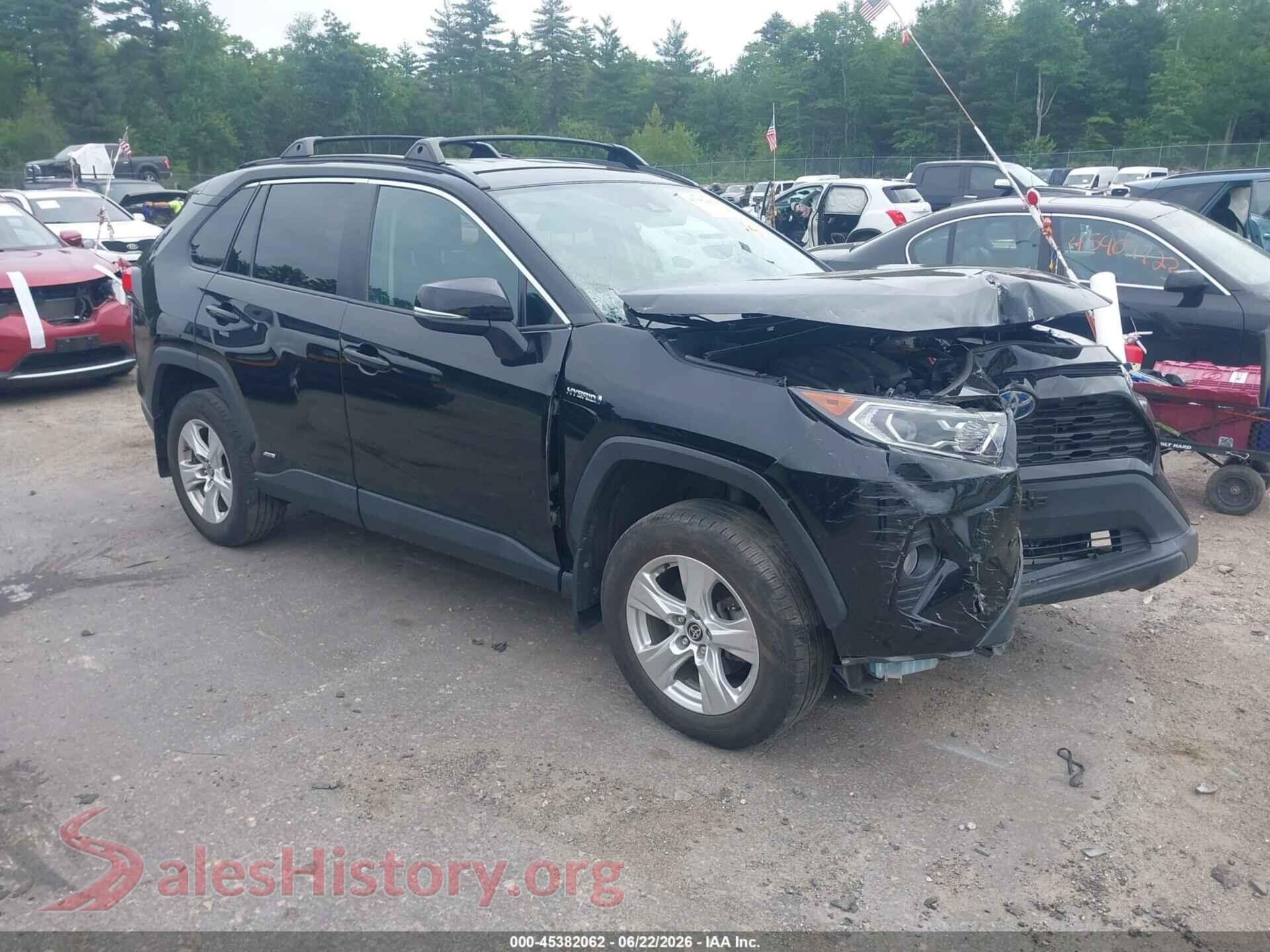 2021 TOYOTA RAV4 HYBRID — VIN 2T3RWRFV5MW121167