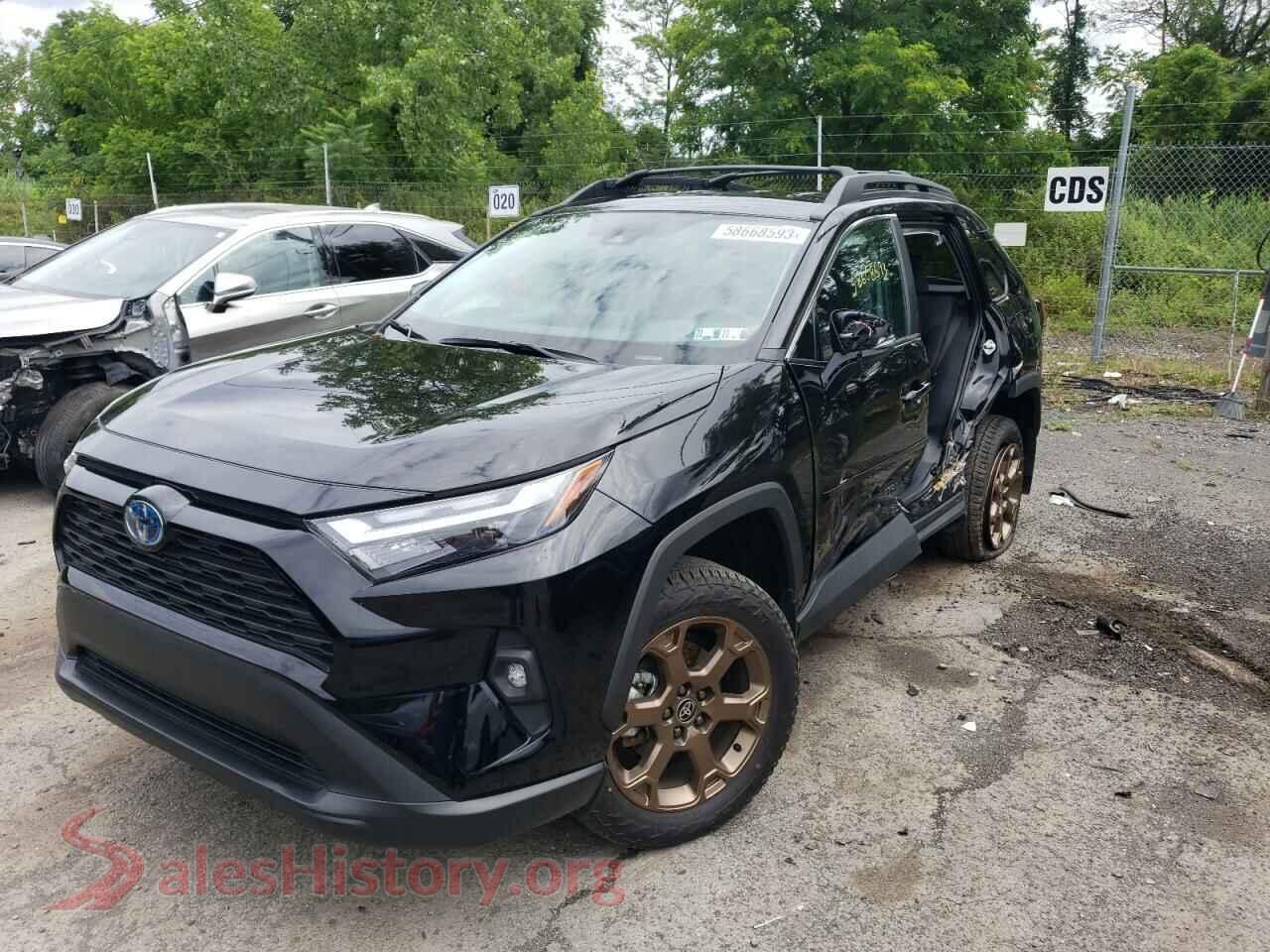 2023 TOYOTA RAV4 WOODL — VIN 2T3UWRFV9PW151870
