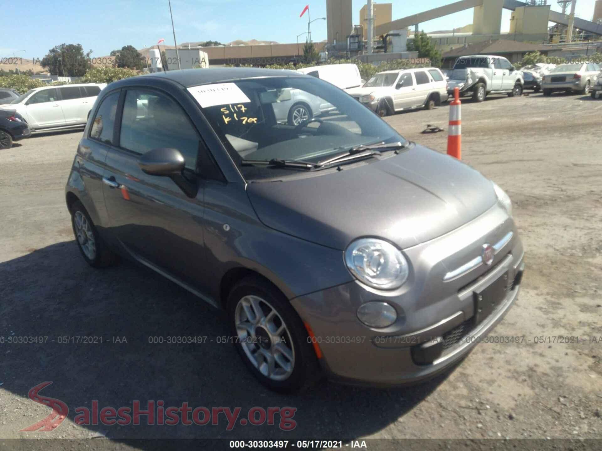 2012 FIAT 500 — VIN 3C3CFFAR4CT306108